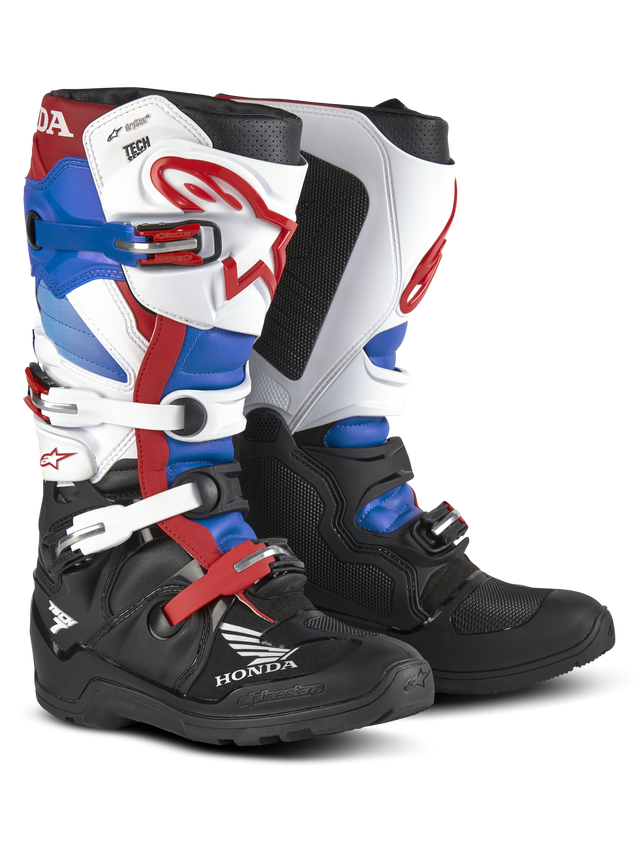 Honda Tech 7 Enduro Drystar® - Black MX Boots | Alpinestars® Honda Tech 7 Enduro Drystar® - Black MX Boots | Alpinestars®