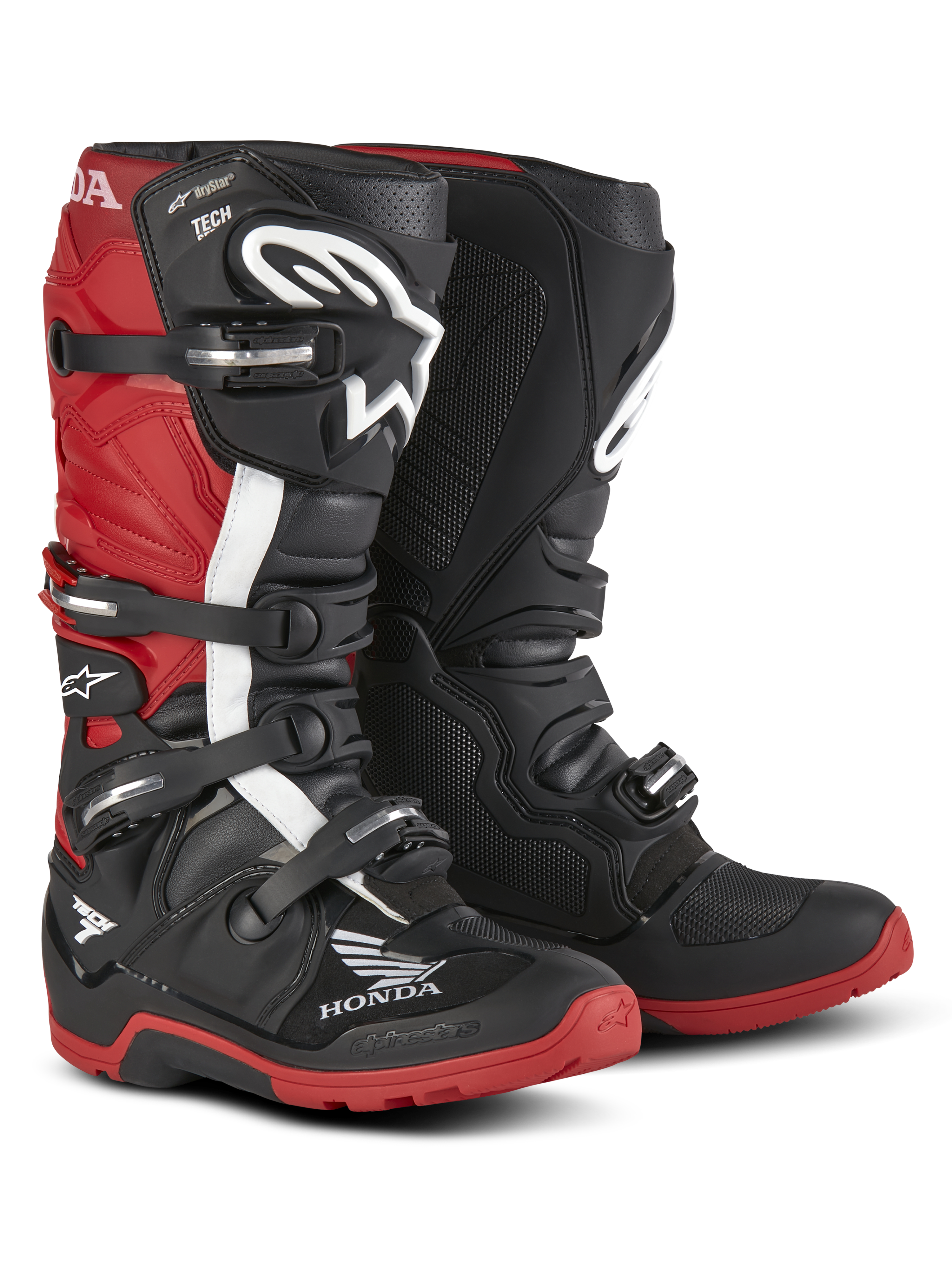 Honda Tech 7 Enduro Drystar® - Black MX Boots | Alpinestars® Honda Tech 7 Enduro Drystar® - Black MX Boots | Alpinestars®