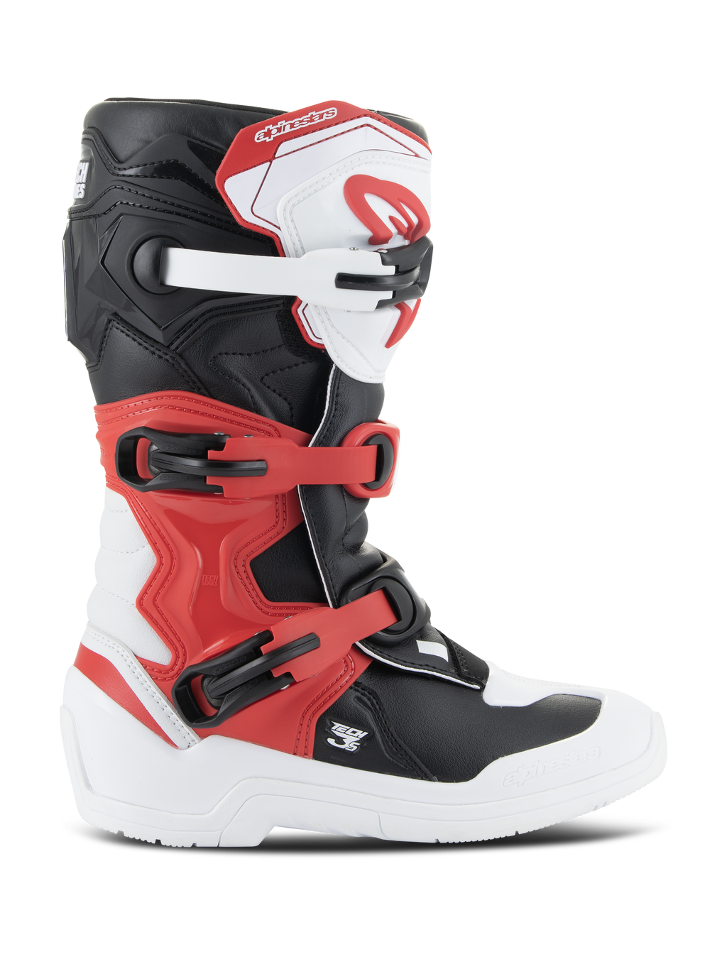 Alpinestars Tech 3 ブーツ レッド/ホワイト/イエロー Tech 3 : Alpinestars Motocross Boots Tech 3 - Black / White