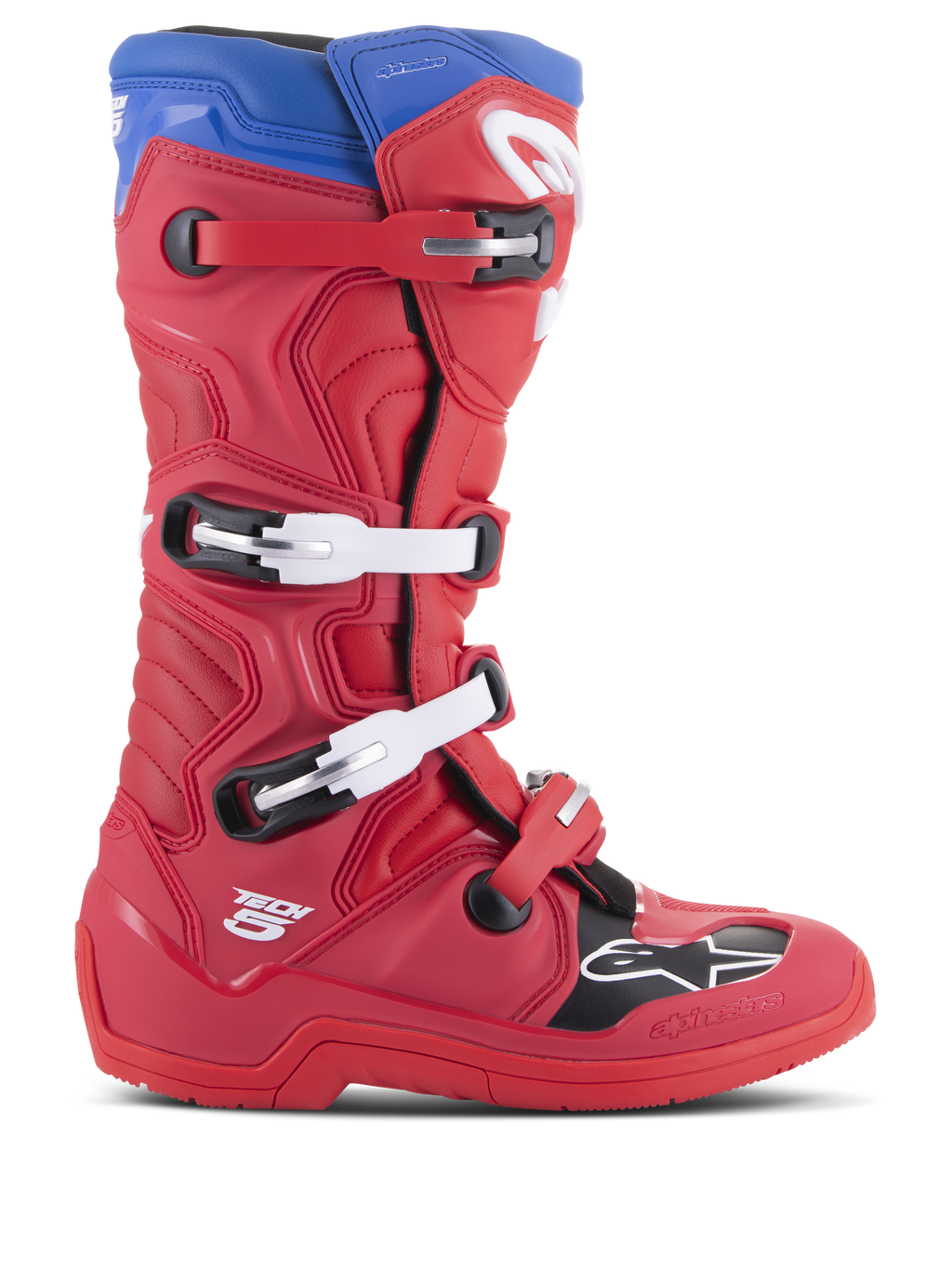 Tech 5 - Red MX Boots | Alpinestars®