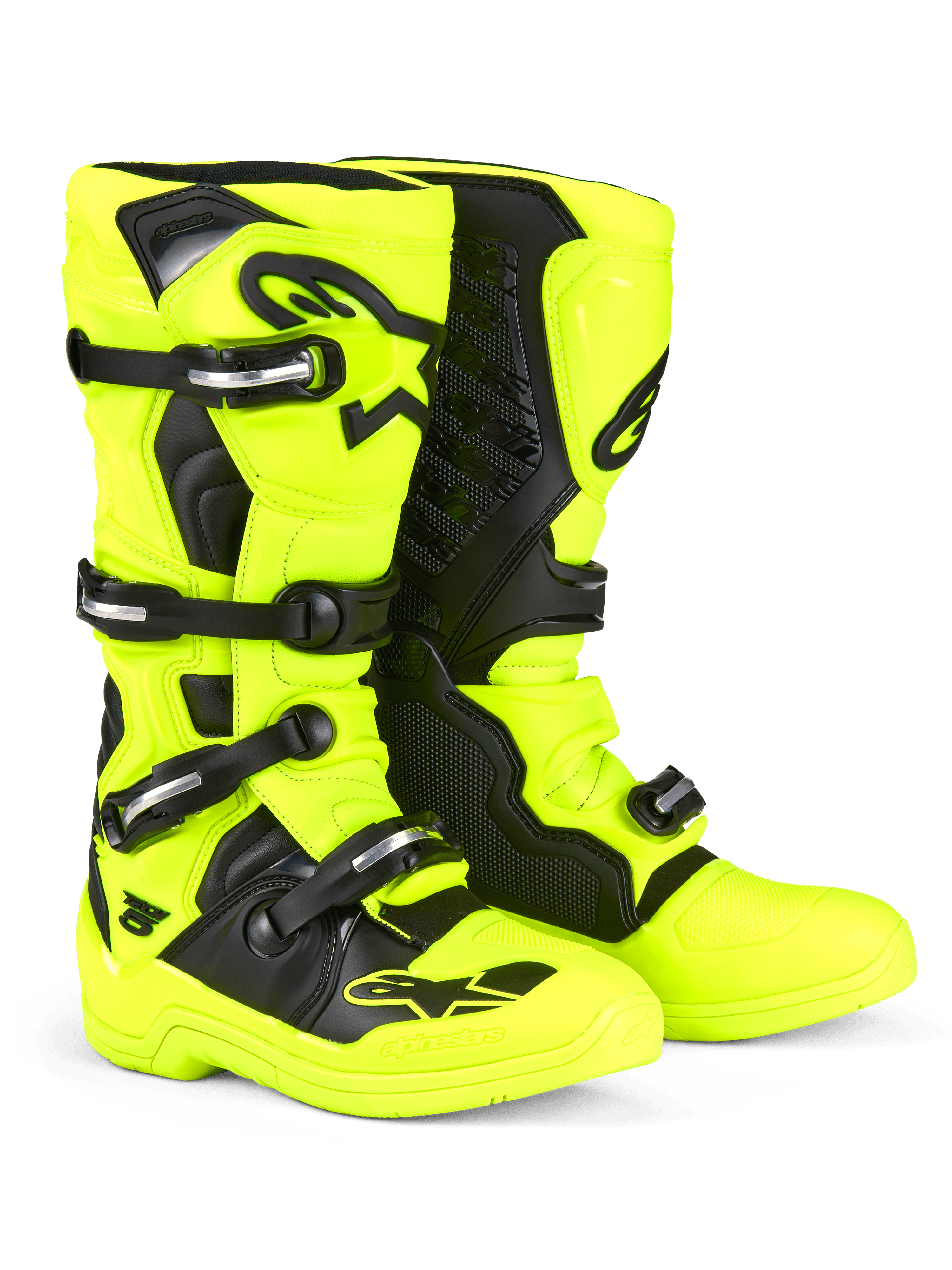 Tech 5 - Yellow Fluo MX Boots | Alpinestars® Tech 5 - Yellow Fluo MX Boots | Alpinestars®
