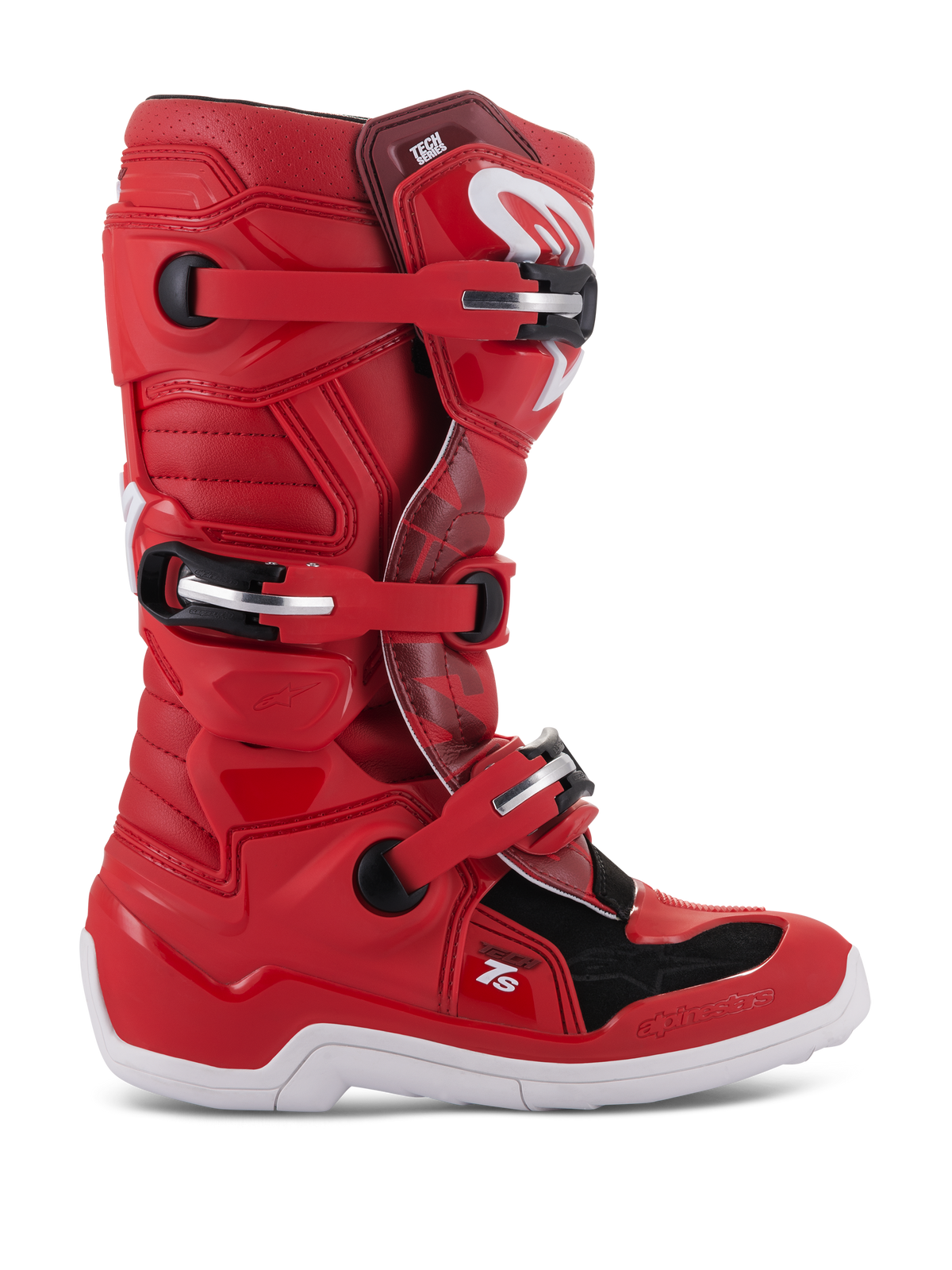 Youth Tech 7S - Red MX Boots | Alpinestars®