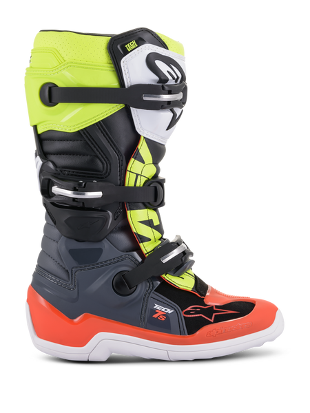 Youth Tech 7S - Gray MX Boots | Alpinestars®
