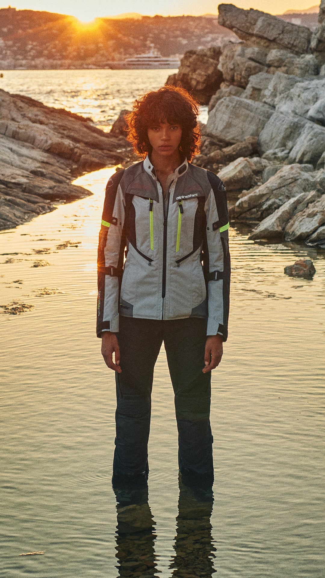 Stella Bogota' Pro Drystar® - Gray Motorcycle Jacket | Alpinestars® Stella Bogota' Pro Drystar® - Gray Motorcycle Jacket | Alpinestars®