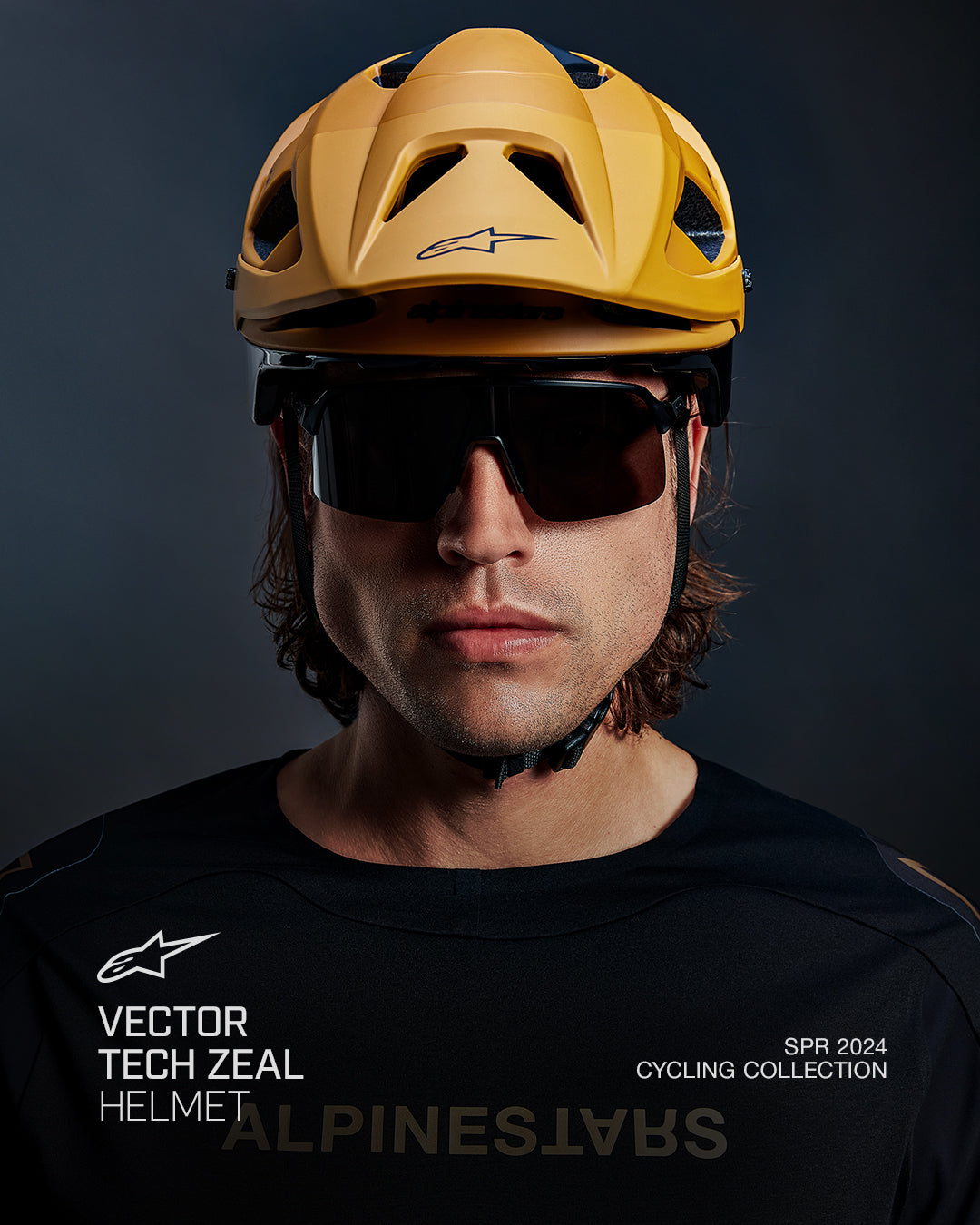 Vector Tech Zeal Helmet BLACK MTB Helmets Alpinestars