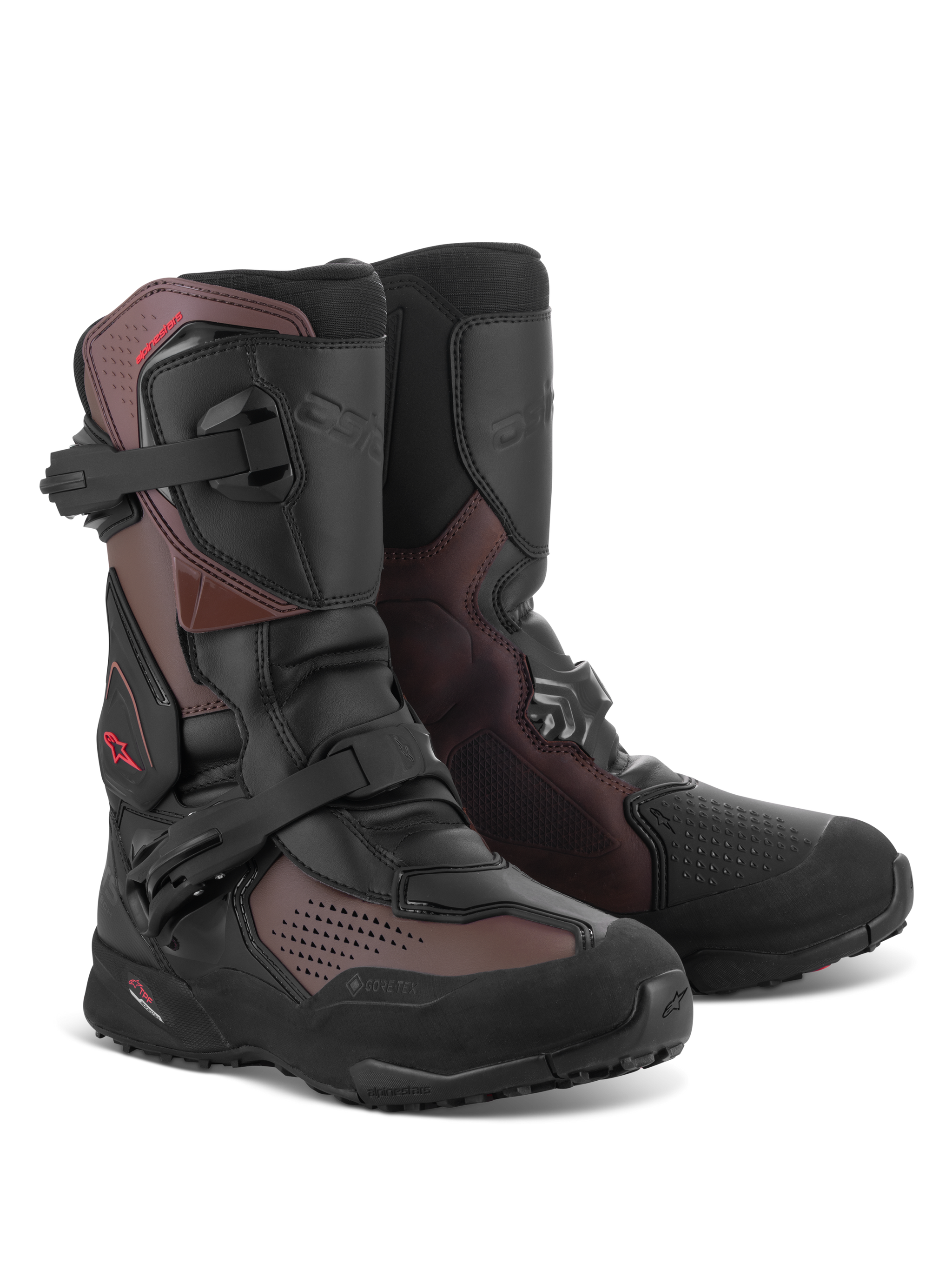 XT-8 GORE-TEX - Black Brown Motorcycle Boots | Alpinestars® XT-8 GORE-TEX - Black Brown Motorcycle Boots | Alpinestars®