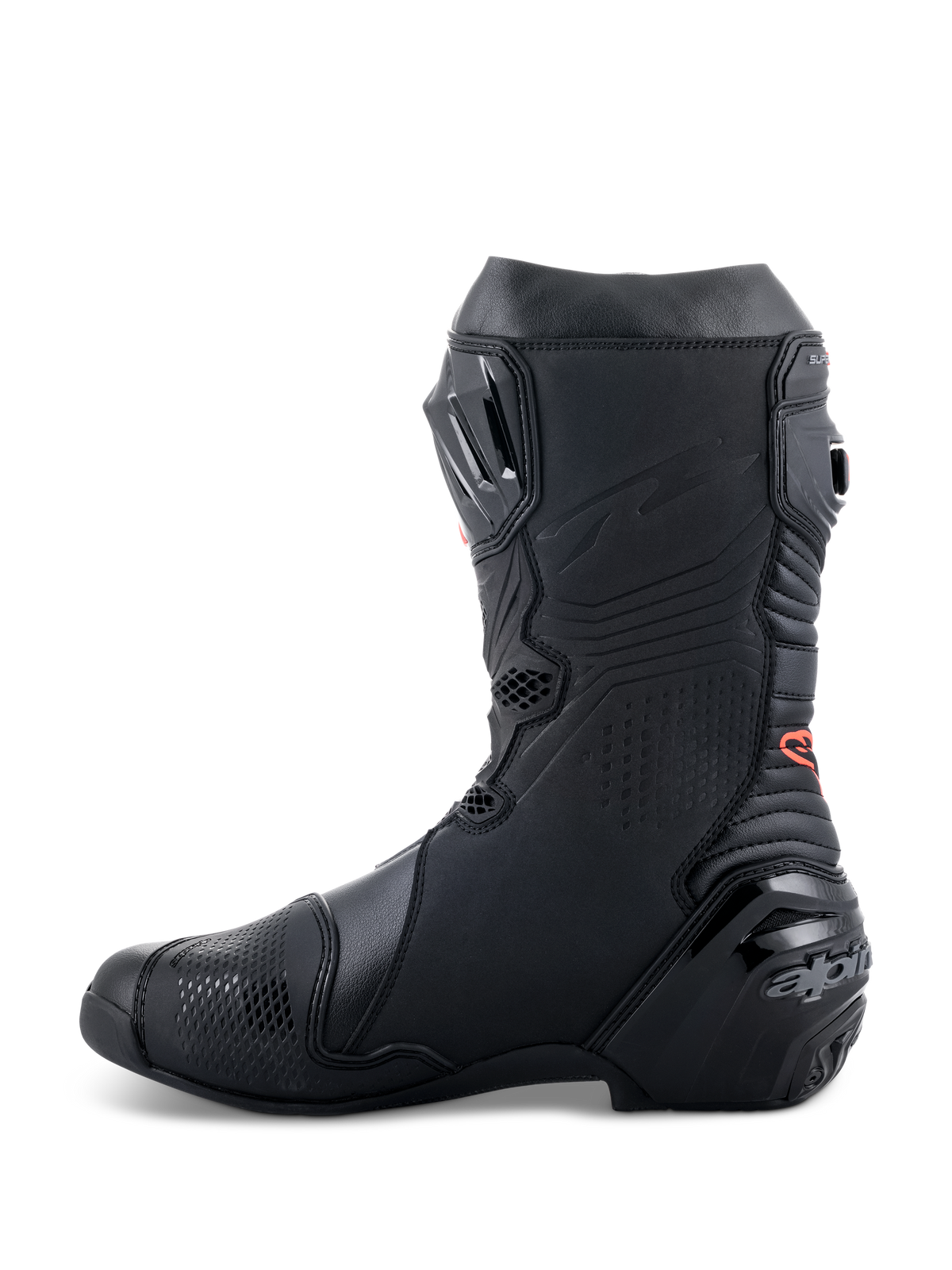 Supertech R - Black Motorcycle Boots | Alpinestars® Supertech R - Black Motorcycle Boots | Alpinestars®
