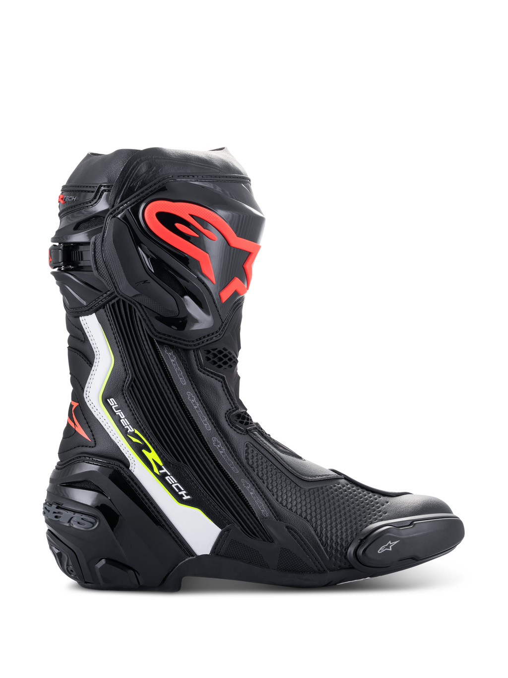 Supertech R - Black Motorcycle Boots | Alpinestars®