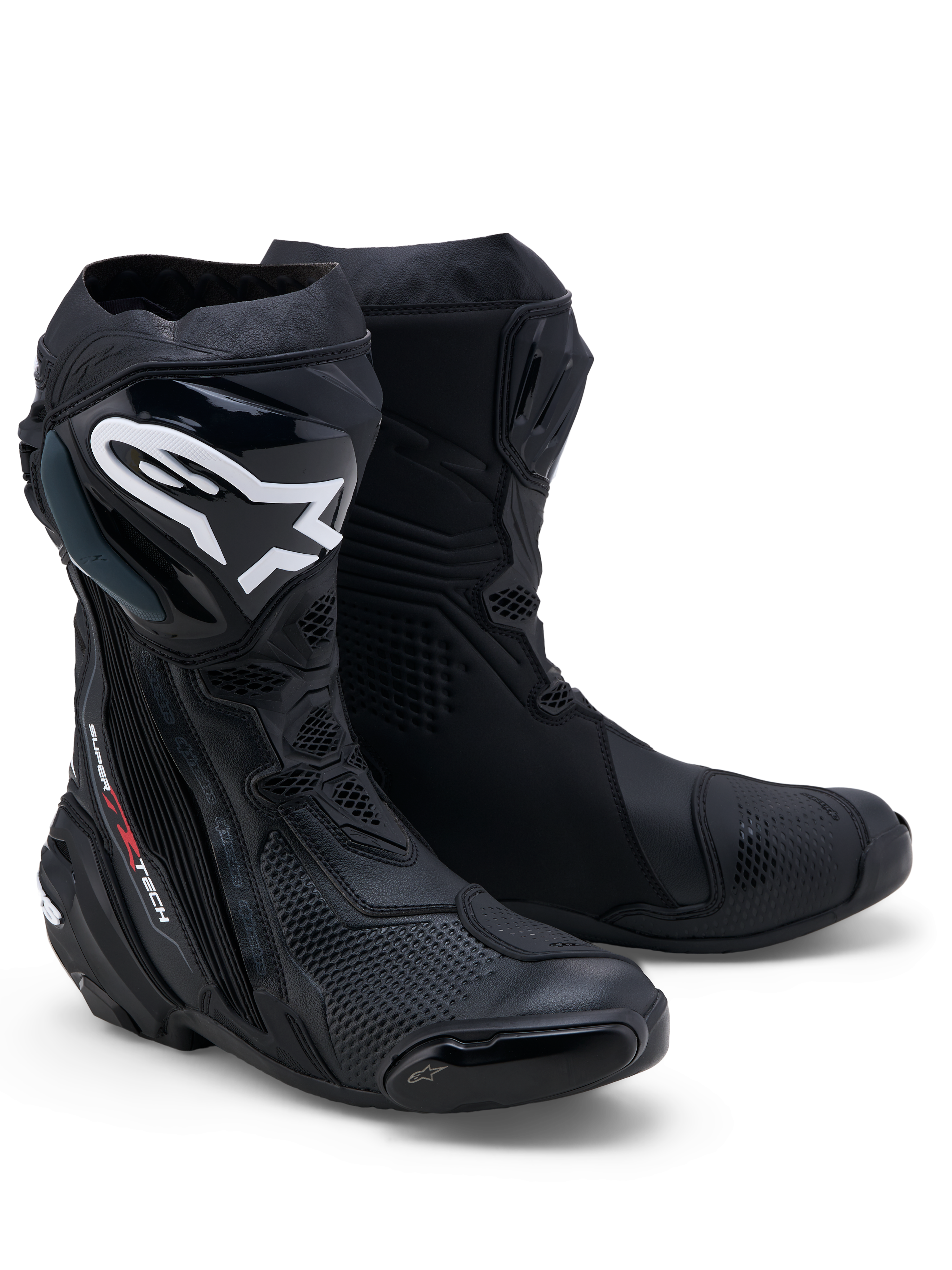 Supertech R - Black Motorcycle Boots | Alpinestars® Supertech R - Black Motorcycle Boots | Alpinestars®