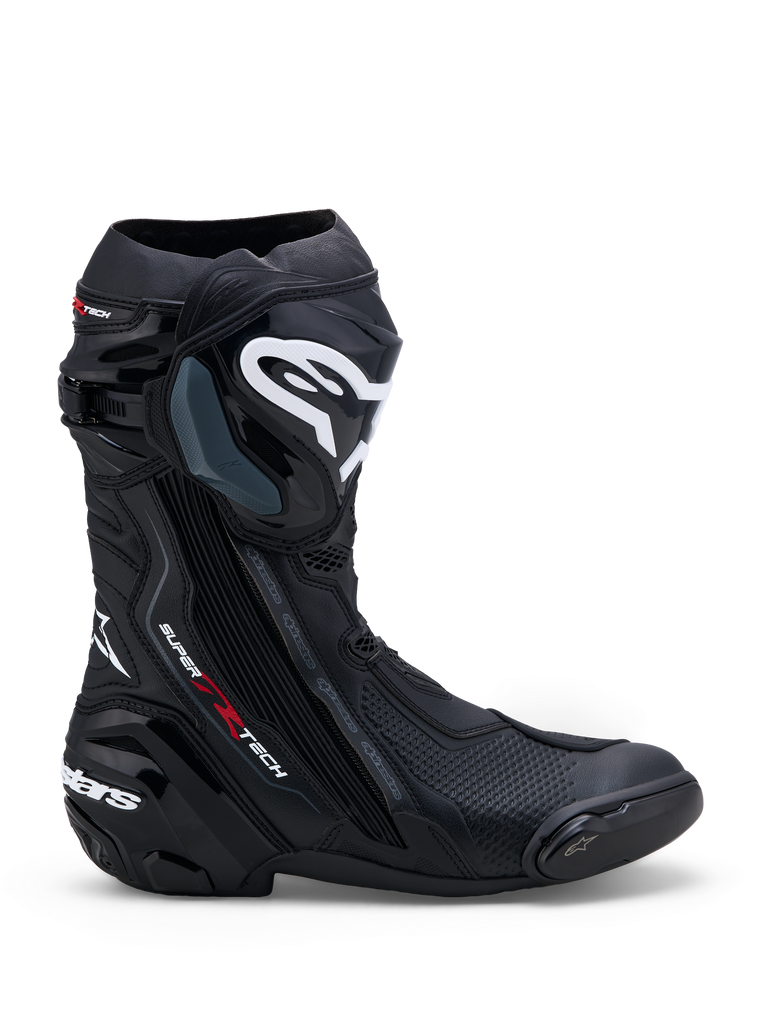 Supertech R - Black Motorcycle Boots | Alpinestars®