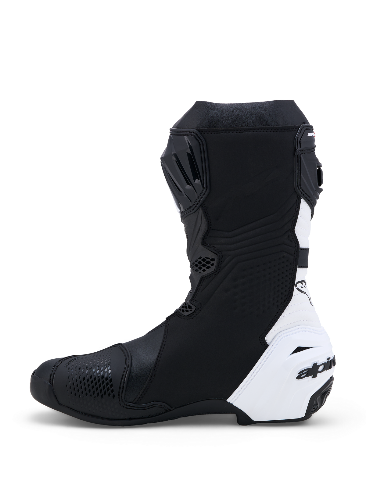 Supertech R - Black Motorcycle Boots | Alpinestars®