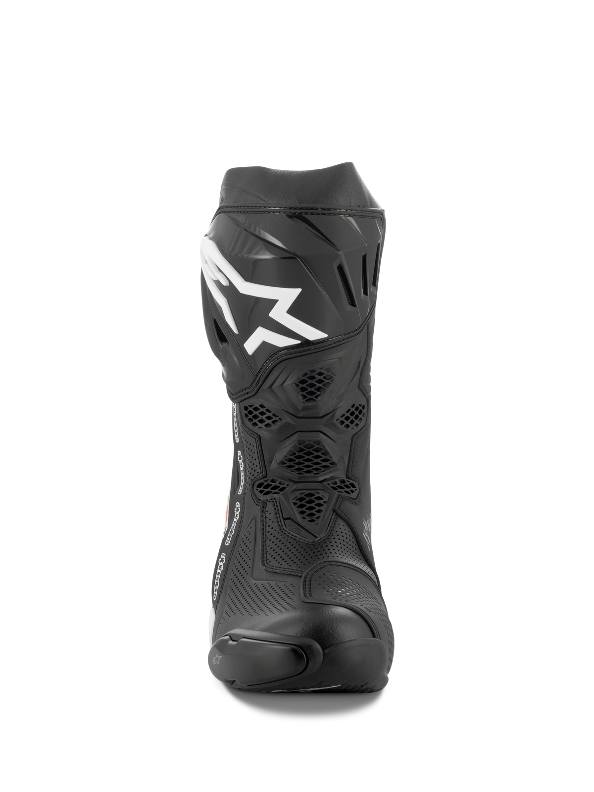 Supertech R Vented - Black Motorcycle Boots | Alpinestars®