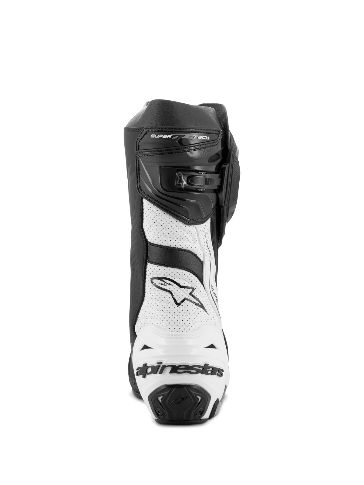 Supertech R Vented - Black Motorcycle Boots | Alpinestars®