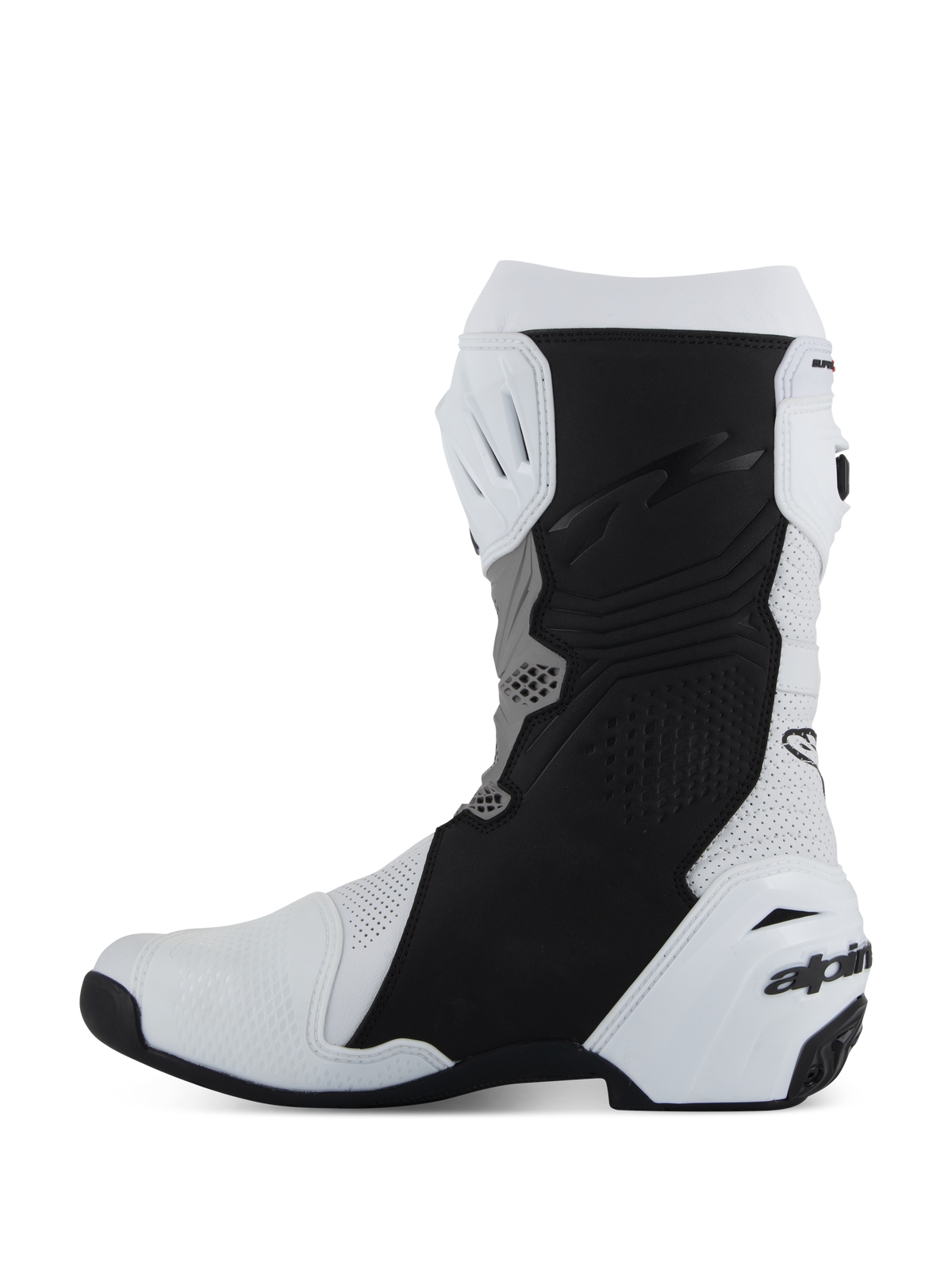 Alpinestars Supertech R ブーツ ホワイト Supertech R Vented - White Motorcycle Boots | Alpinestars®
