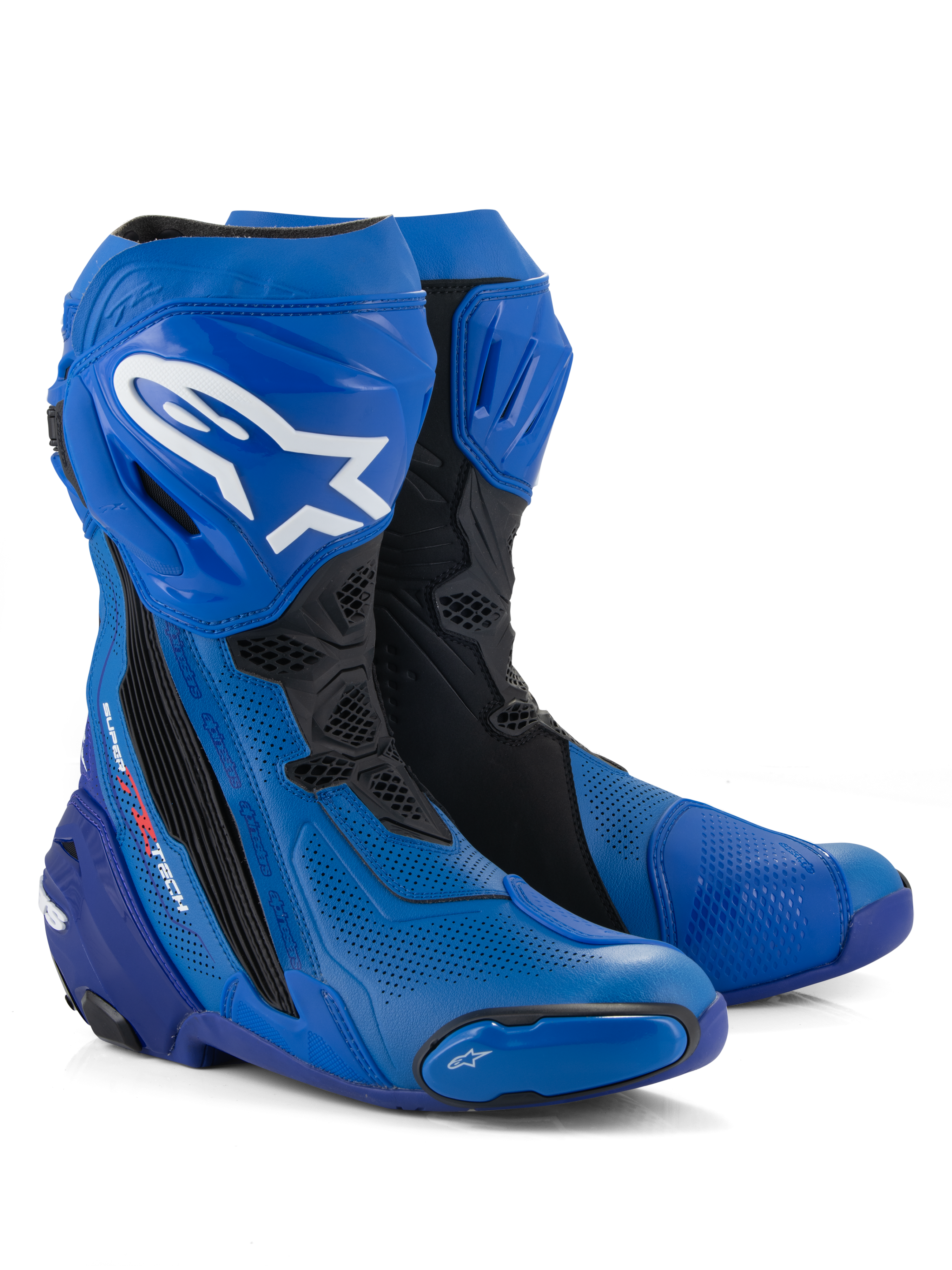 Supertech R Vented - Black Motorcycle Boots | Alpinestars® Supertech R Vented - Black Motorcycle Boots | Alpinestars®