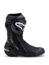 Supertech R Vented - Black Motorcycle Boots | Alpinestars®