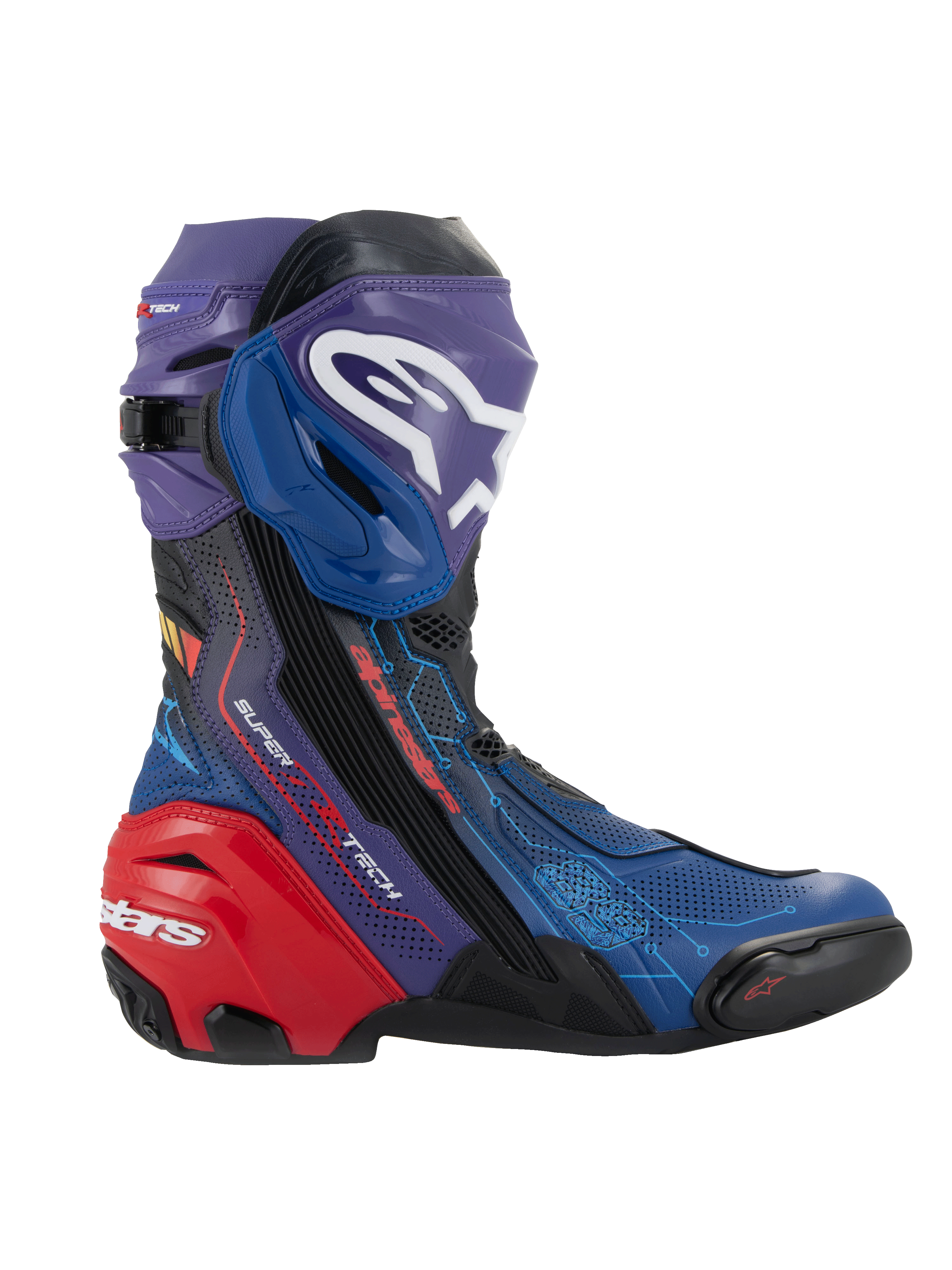 Supertech R LE Martinator R01 Vented - Blue Motorcycle Boots