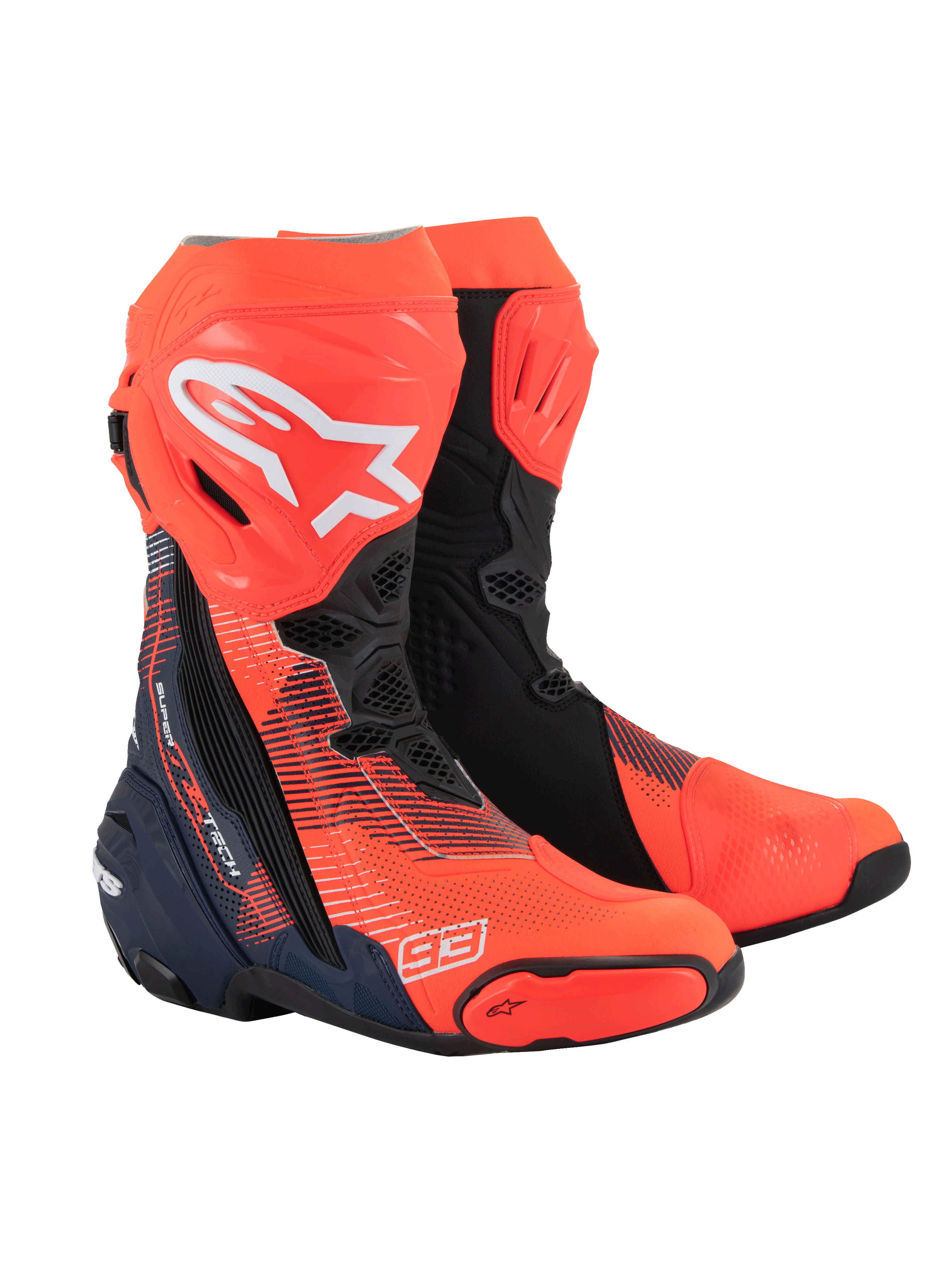 Supertech R Vented MM93 Replica Boots - Red RACING Boots | Alpinestars
