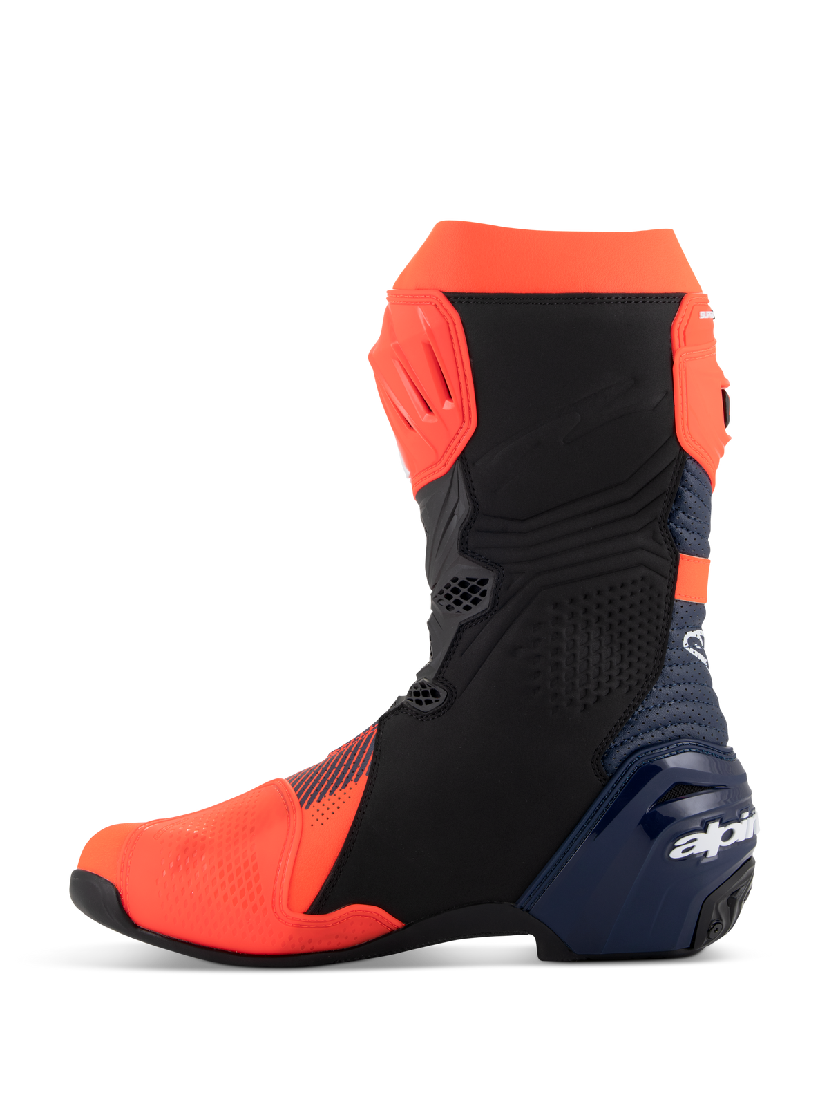 Alpinestars SUPERTECH-R ファビオレプリカ Supertech R Vented MM93 Replica - Red Motorcycle Boots | Alpinestars®