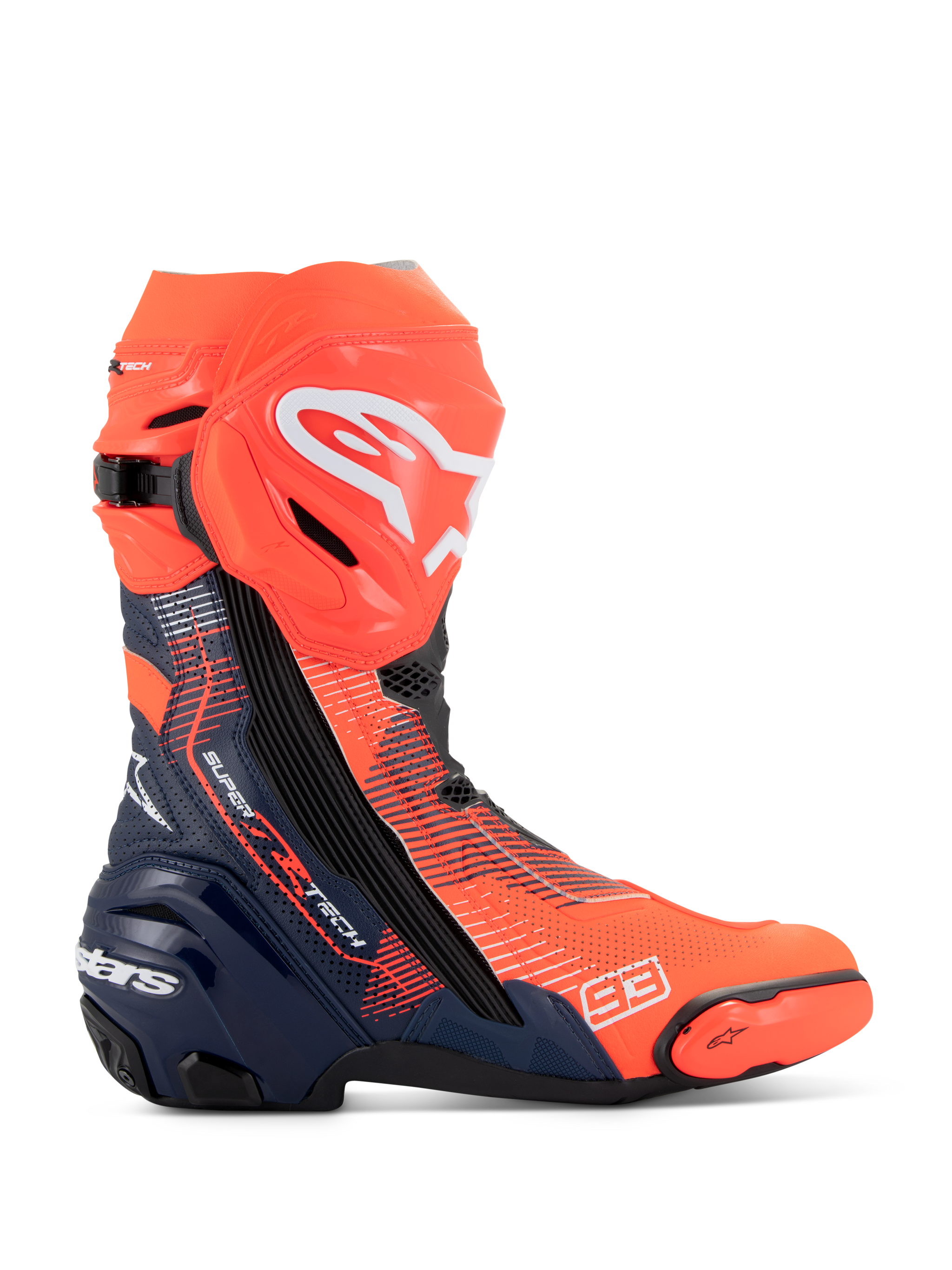 Supertech R Vented MM93 Replica - Red Motorcycle Boots | Alpinestars® Supertech R Vented MM93 Replica - Red Motorcycle Boots | Alpinestars®