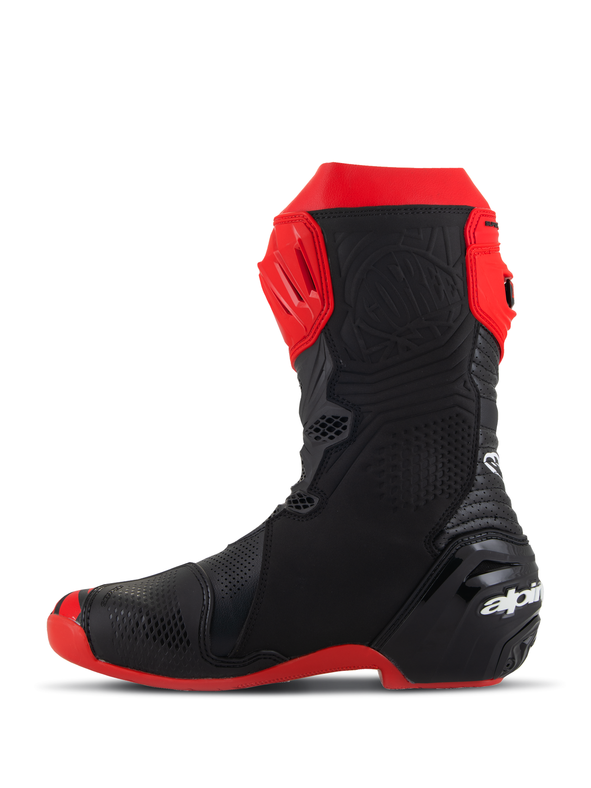 Supertech R LE Pecco Bagnaia Vented - Red Motorcycle Boots