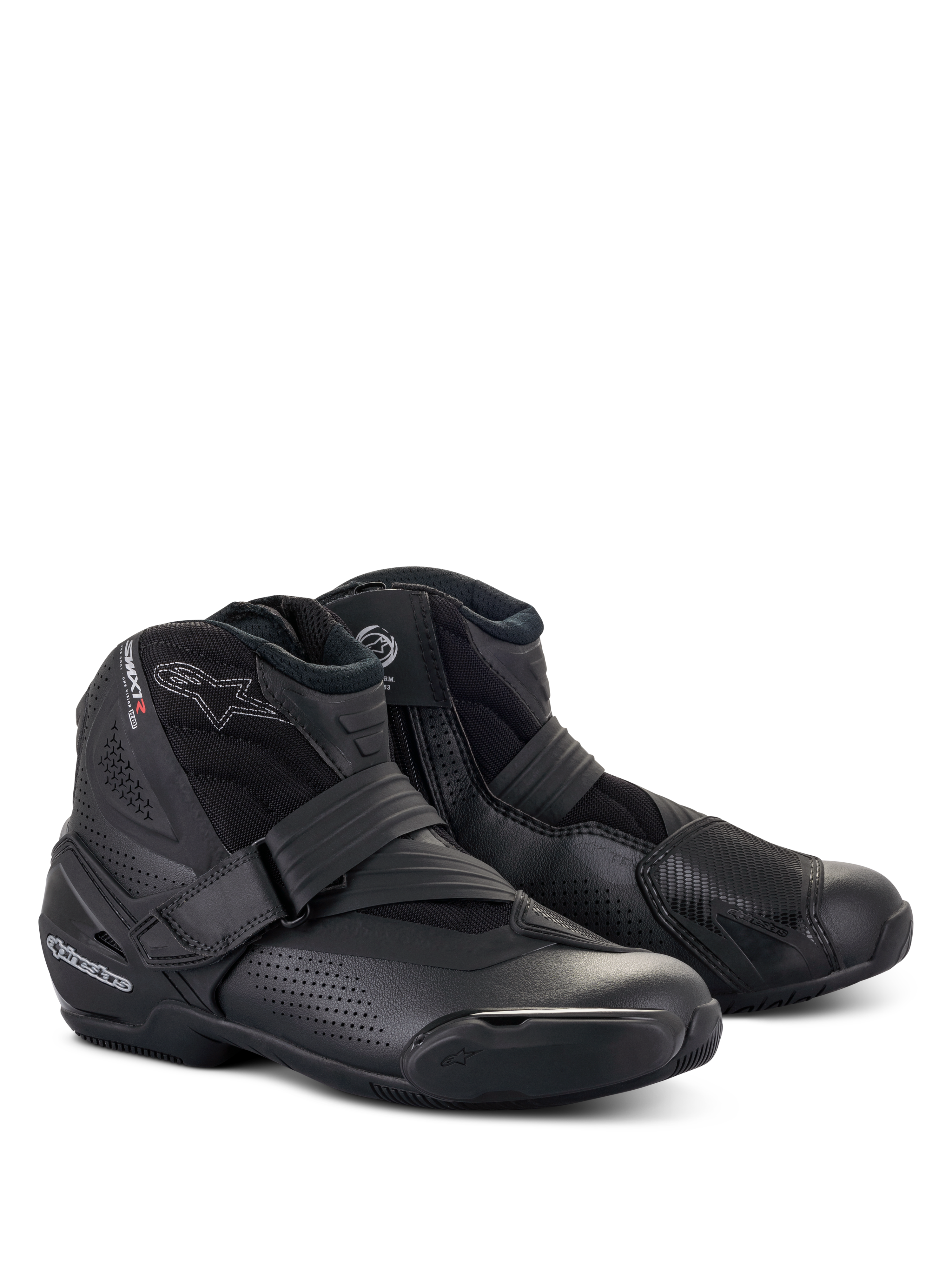 SMX-1 R V2 Vented - Black Motorcycle Boots | Alpinestars® SMX-1 R V2 Vented - Black Motorcycle Boots | Alpinestars®