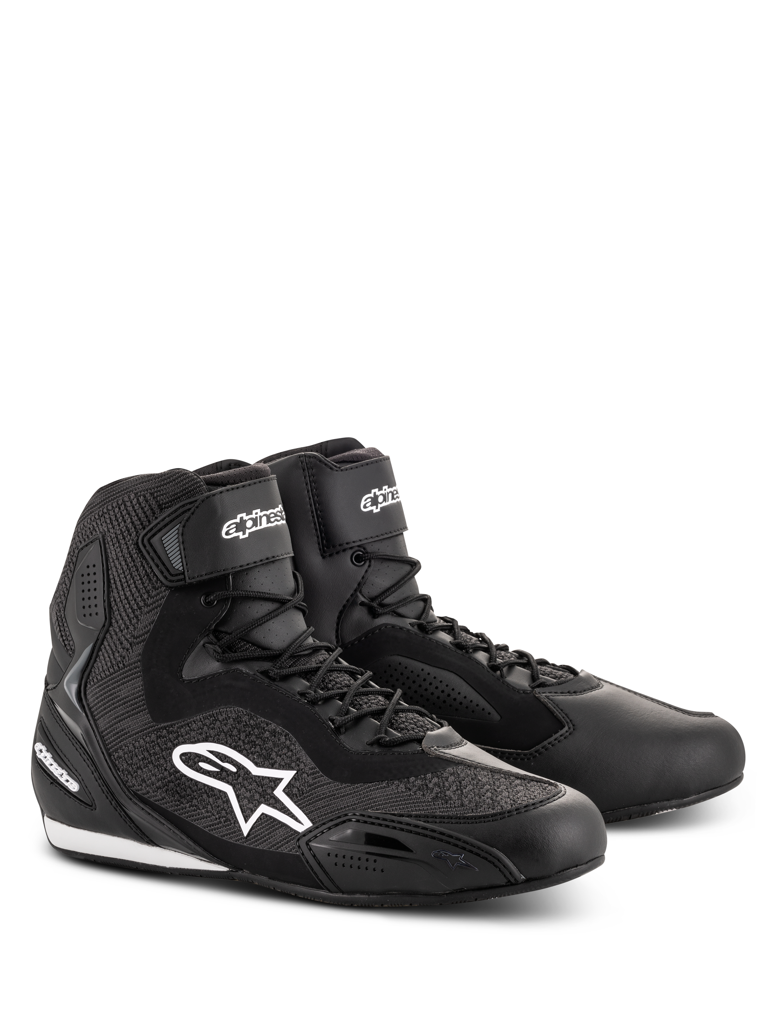Faster-3 Rideknit® - Black Motorcycle Shoes | Alpinestars® Faster-3 Rideknit® - Black Motorcycle Shoes | Alpinestars®