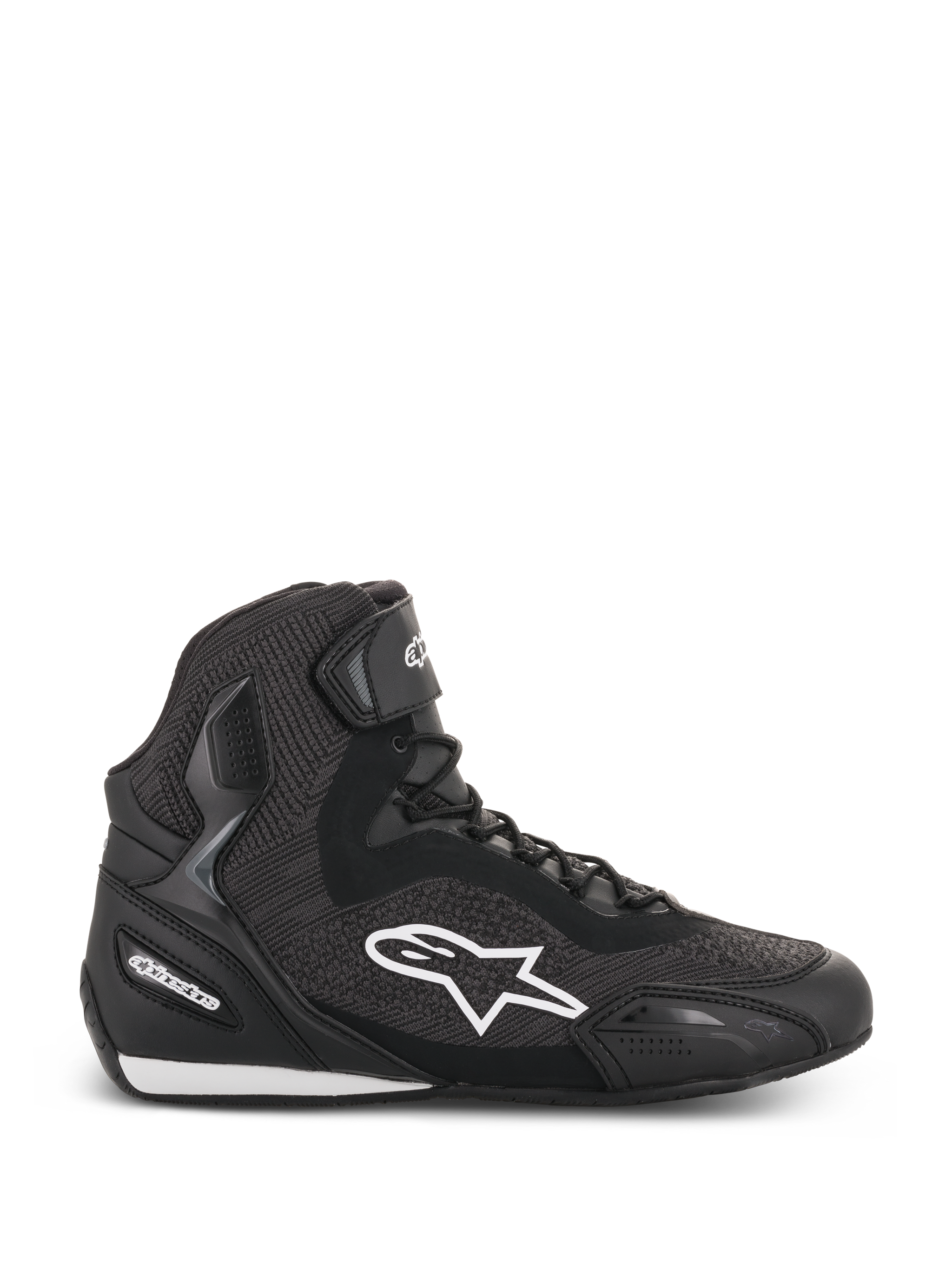 Faster-3 Rideknit® - Black Motorcycle Shoes | Alpinestars® Faster-3 Rideknit® - Black Motorcycle Shoes | Alpinestars®