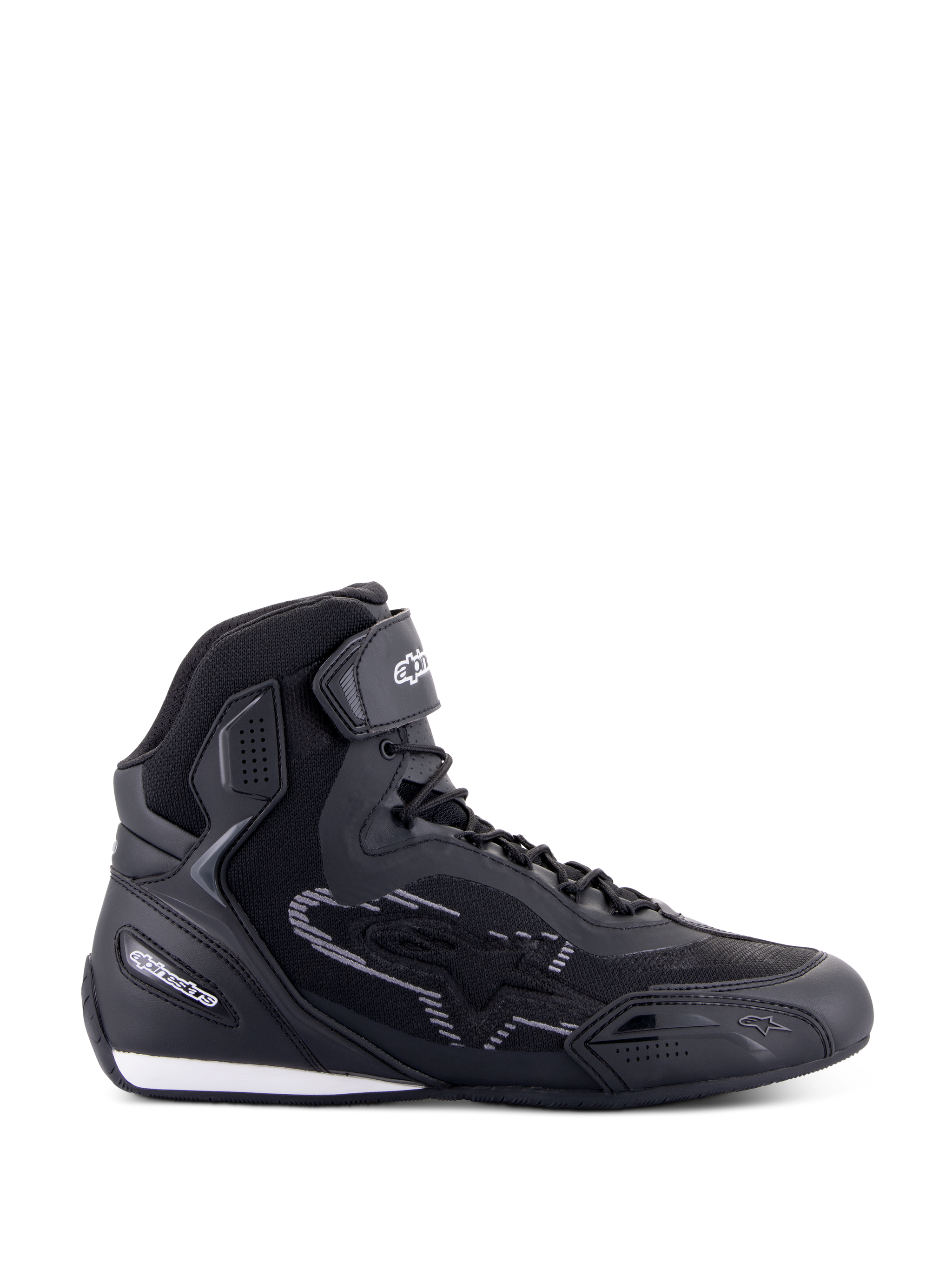 Faster-3 Rideknit® - Black Motorcycle Shoes | Alpinestars® Faster-3 Rideknit® - Black Motorcycle Shoes | Alpinestars®