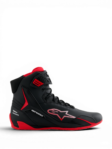 Honda Faster-4 - Black Motorcycle Shoes | Alpinestars®