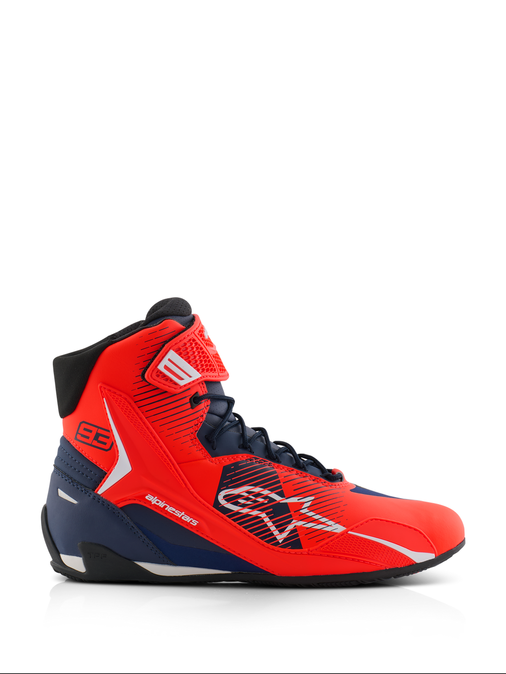 MM93 Faster-4 - Red Motorcycle Shoes | Alpinestars®