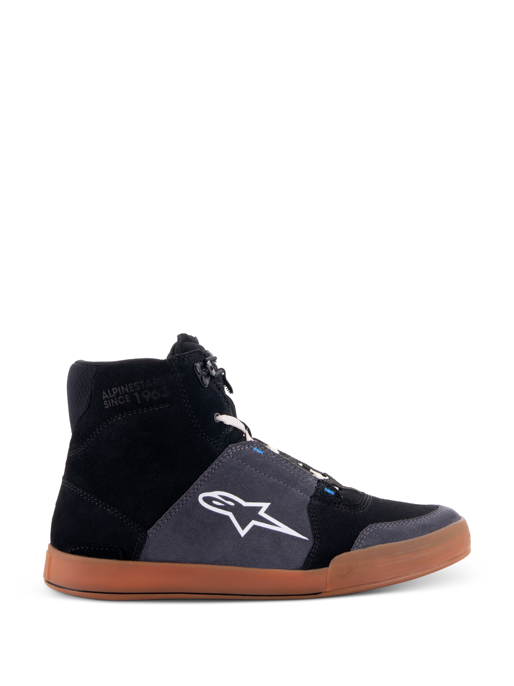CHROME ブラック ハイカットシューズ Chrome - Black Motorcycle Shoes | Alpinestars®