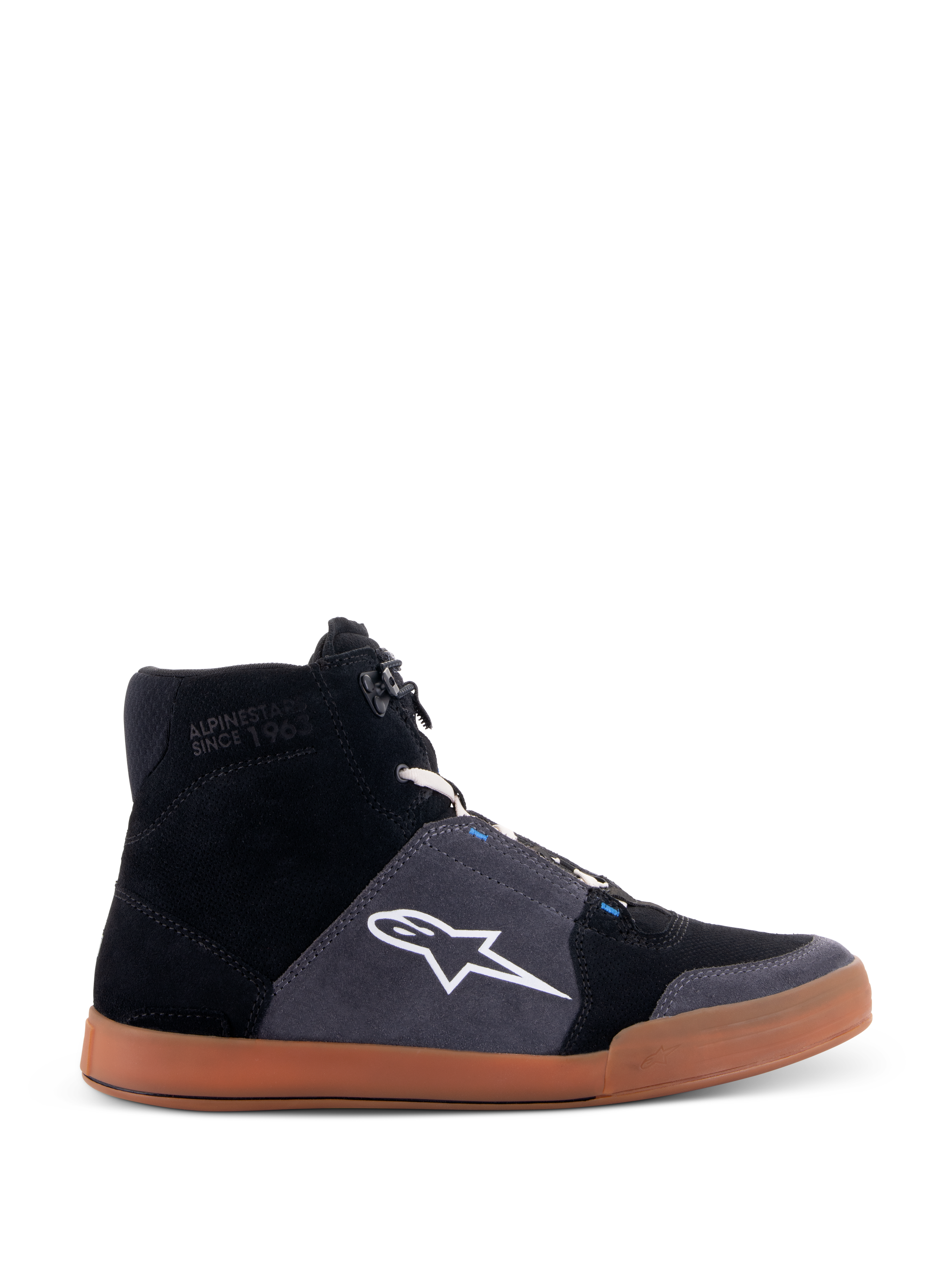 CHROME ブラック ハイカットシューズ Chrome - Black Motorcycle Shoes | Alpinestars®