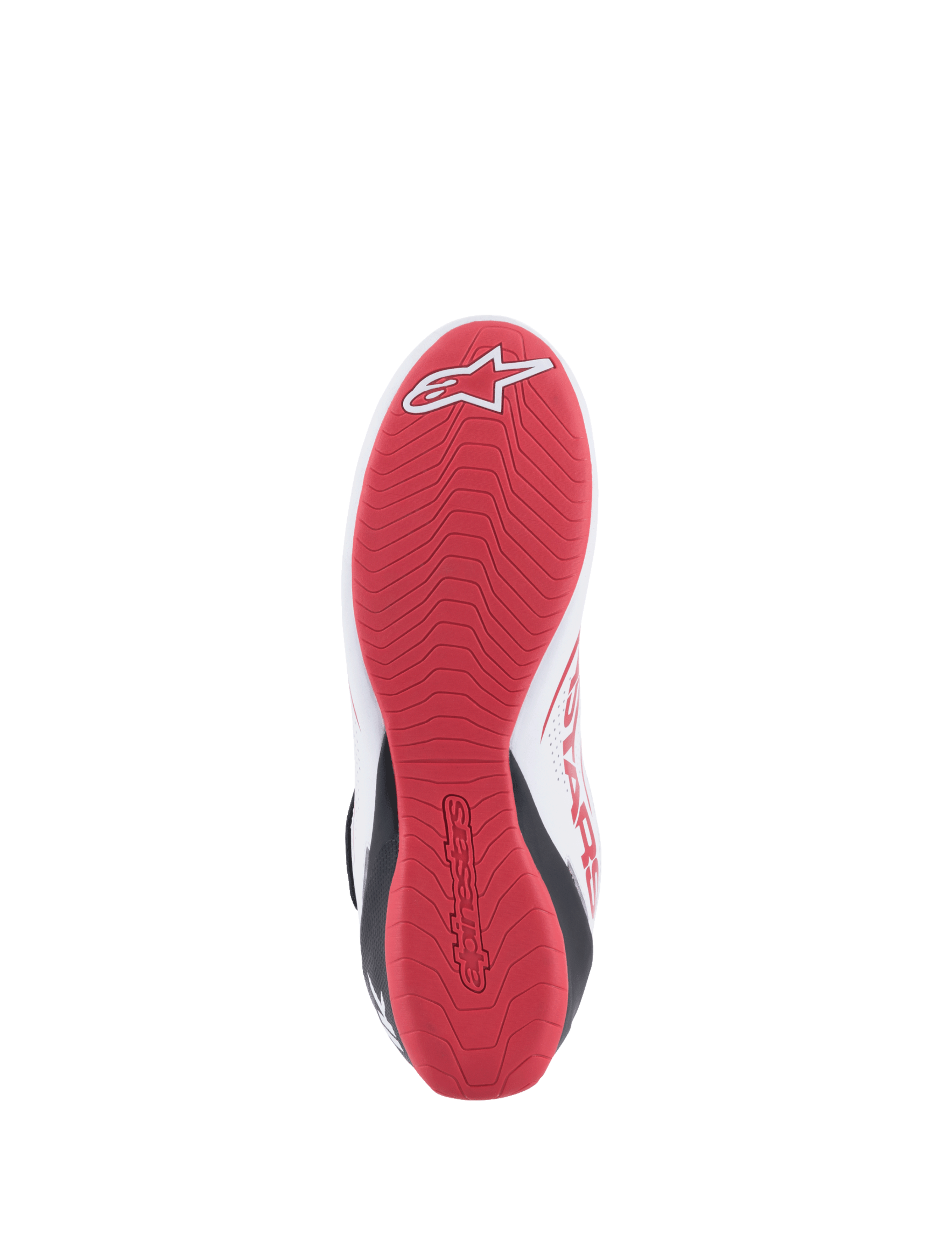 電動スーパーカート ホワイト/レッド Tech-1 K V2 - Black Auto Shoes | Alpinestars®