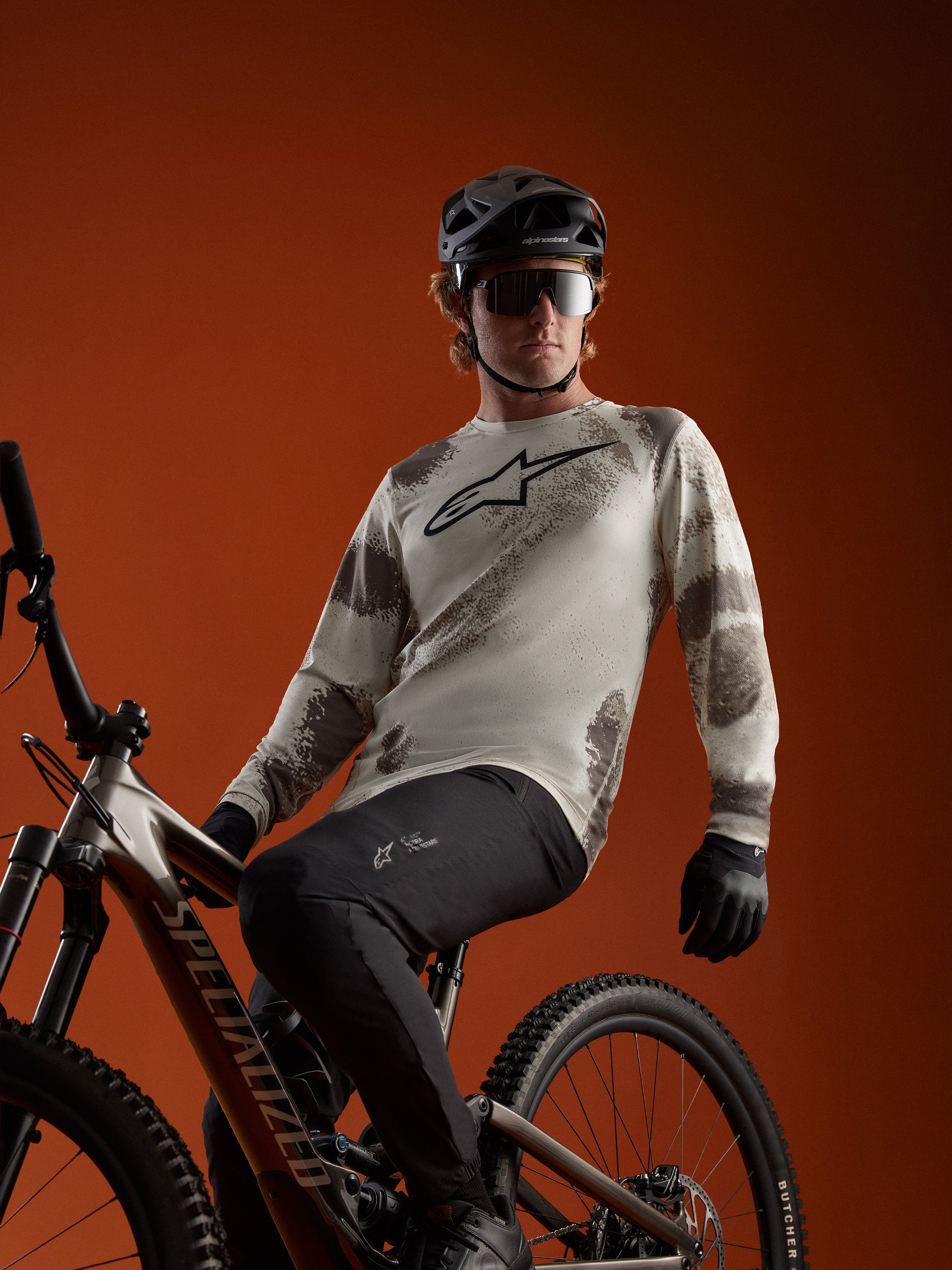 A-Dura Ride - Sand Cycling Jersey | Alpinestars®
