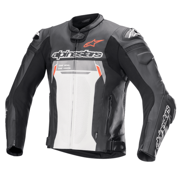 Alpinestars Faster Leather Jacket Black/Black | Alpinestars Mens Street  Jackets at Bob's Cycle Supply