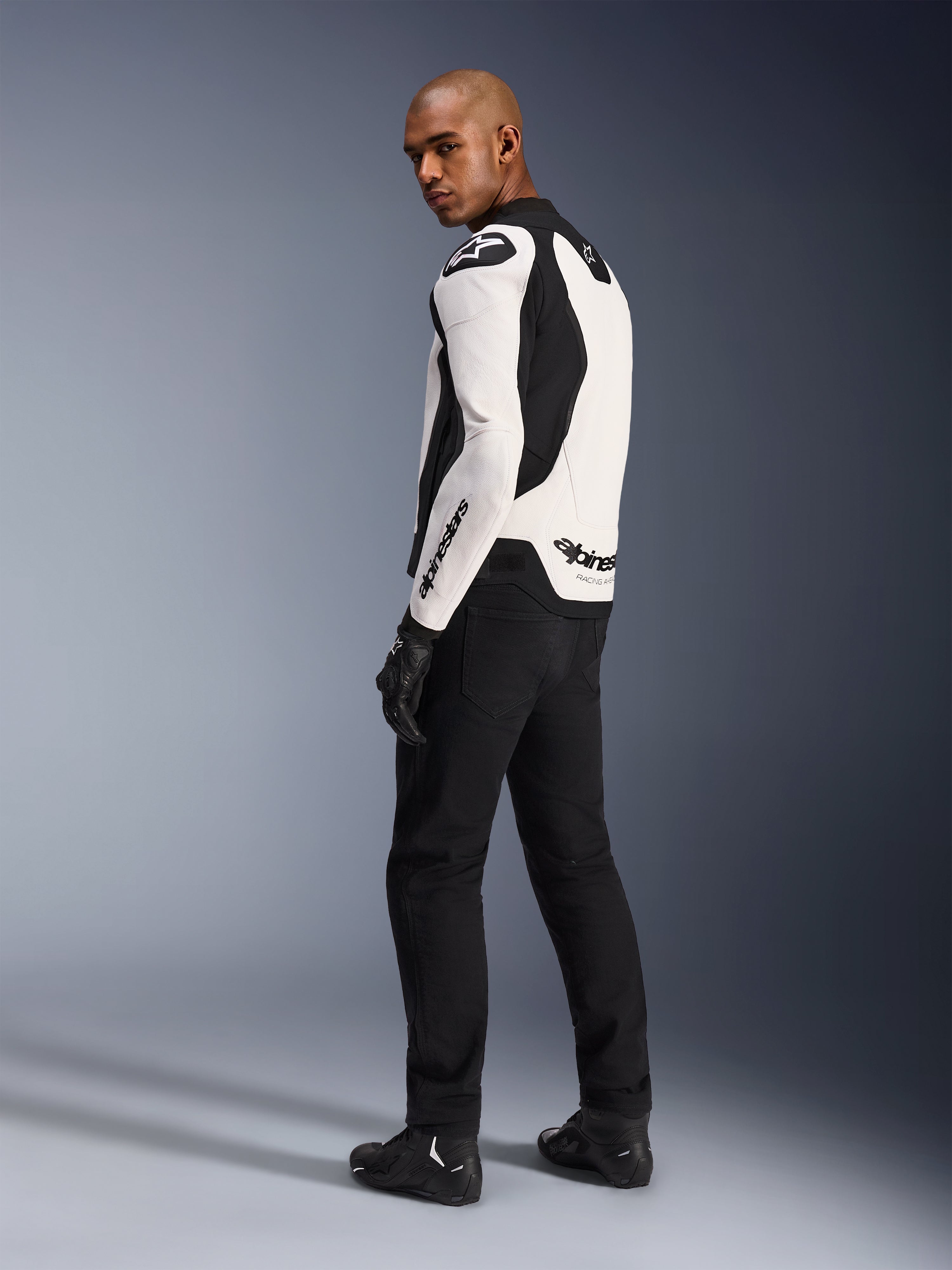 GP Force V2 Leather - Black Motorcycle Jacket | Alpinestars® GP Force V2 Leather - Black Motorcycle Jacket | Alpinestars®