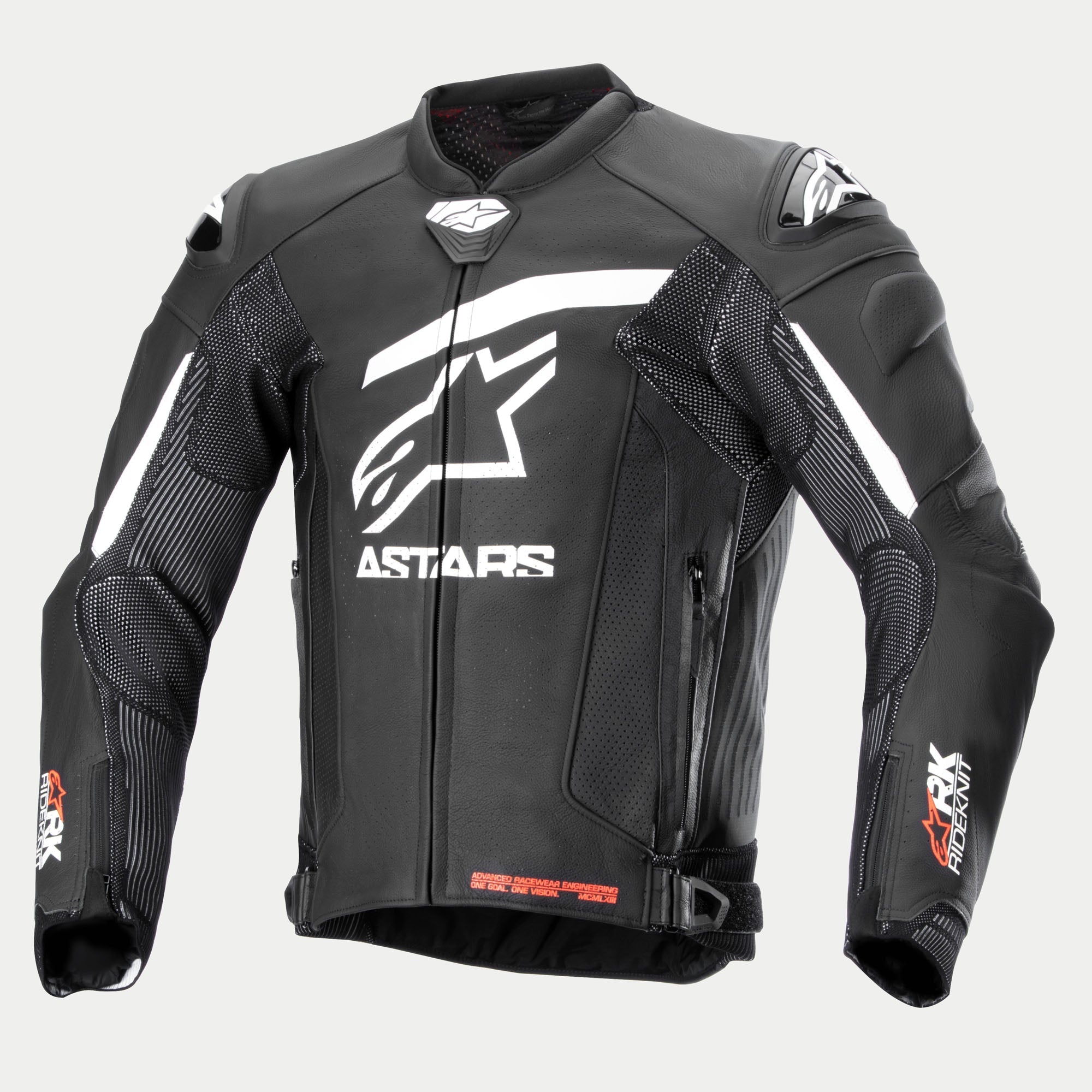 INPELSA MASTER TOP DOUBLE RIDERSサイズ44 GP Plus R V4 Rideknit - Black White Motorcycle Jacket | Alpinestars®