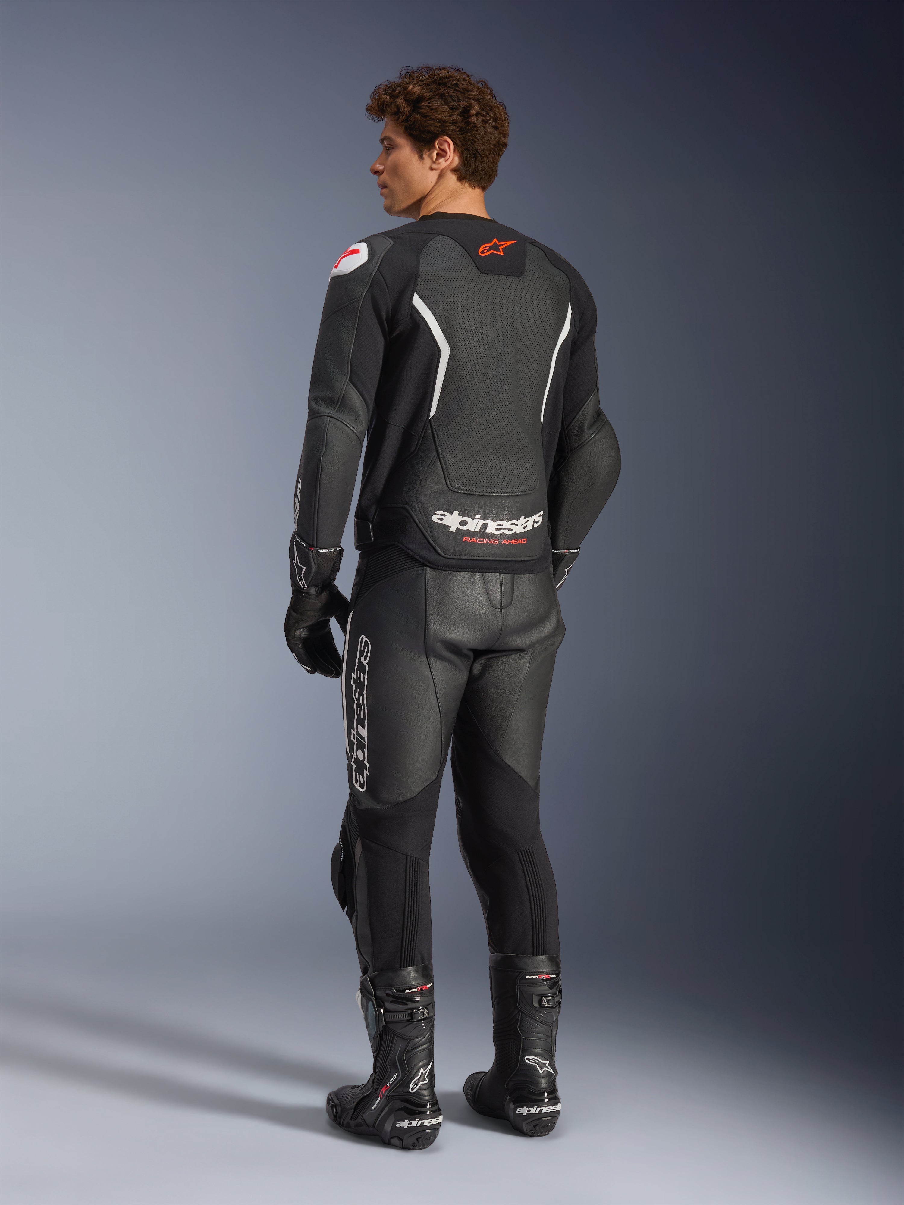 GP Force V2 Air Leather Jacket - Black RACING/SPORT Jackets