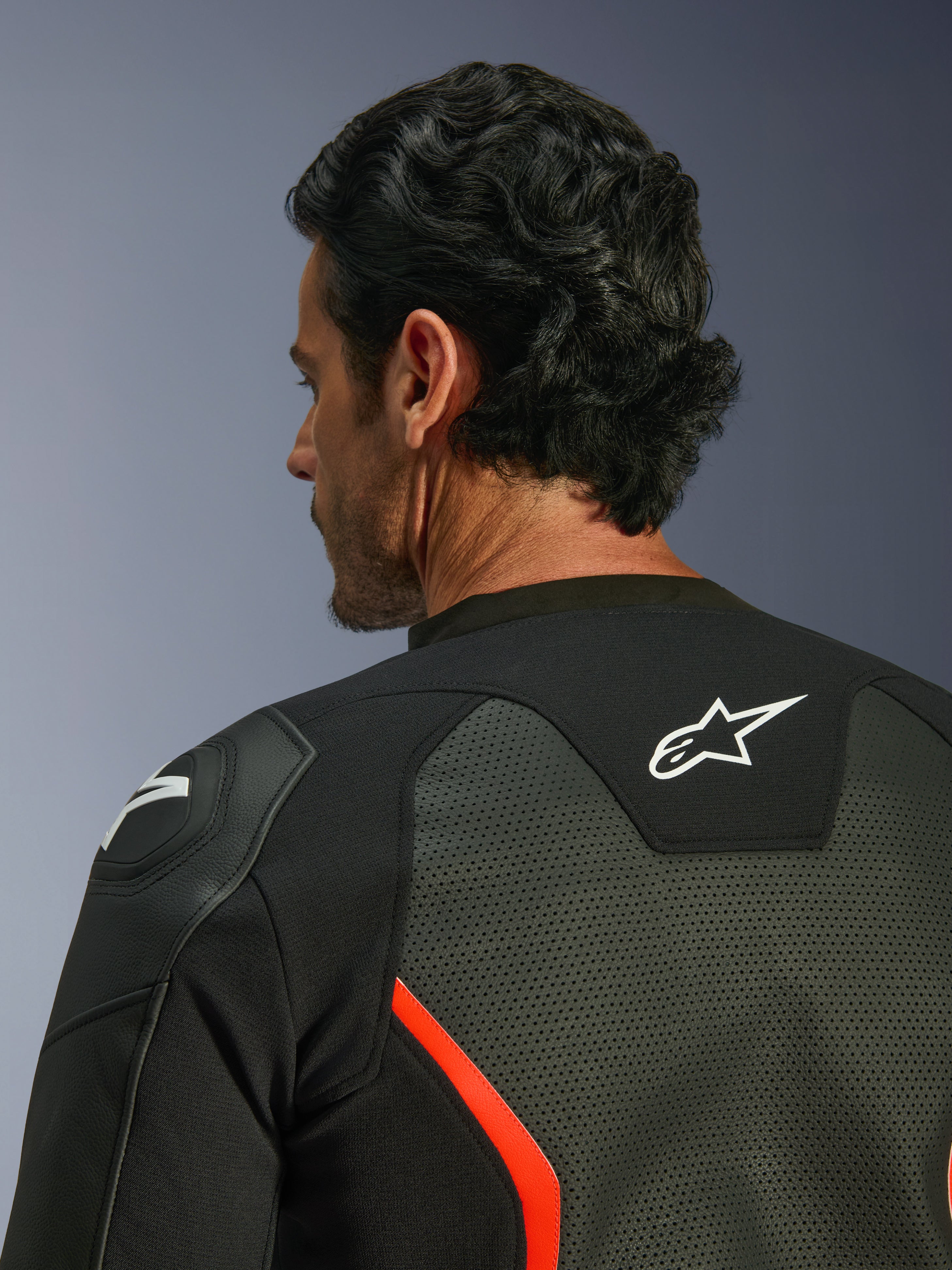 GP Force V2 Air - Black Motorcycle Jacket | Alpinestars®