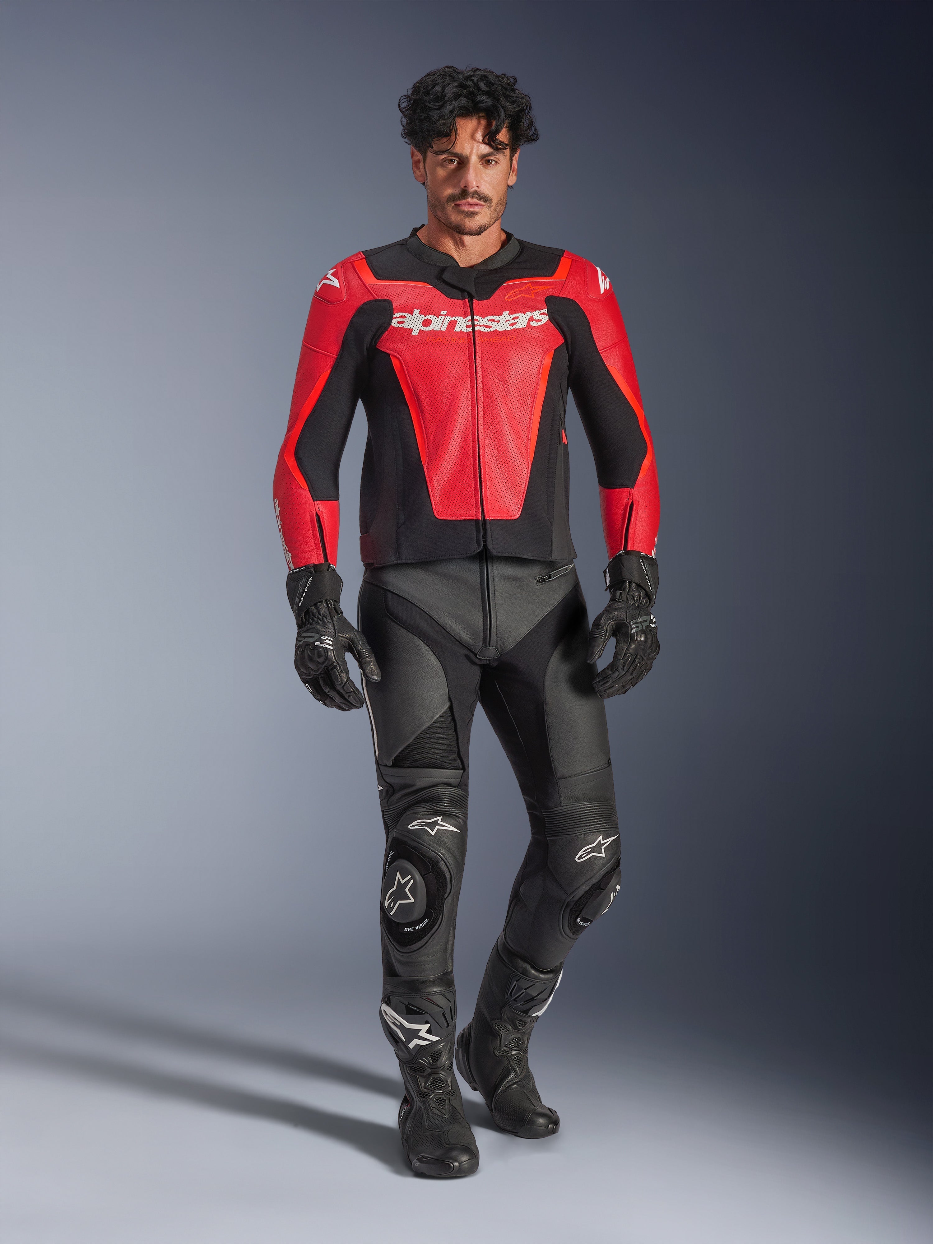 GP Force V2 Air - Red Motorcycle Jacket | Alpinestars®