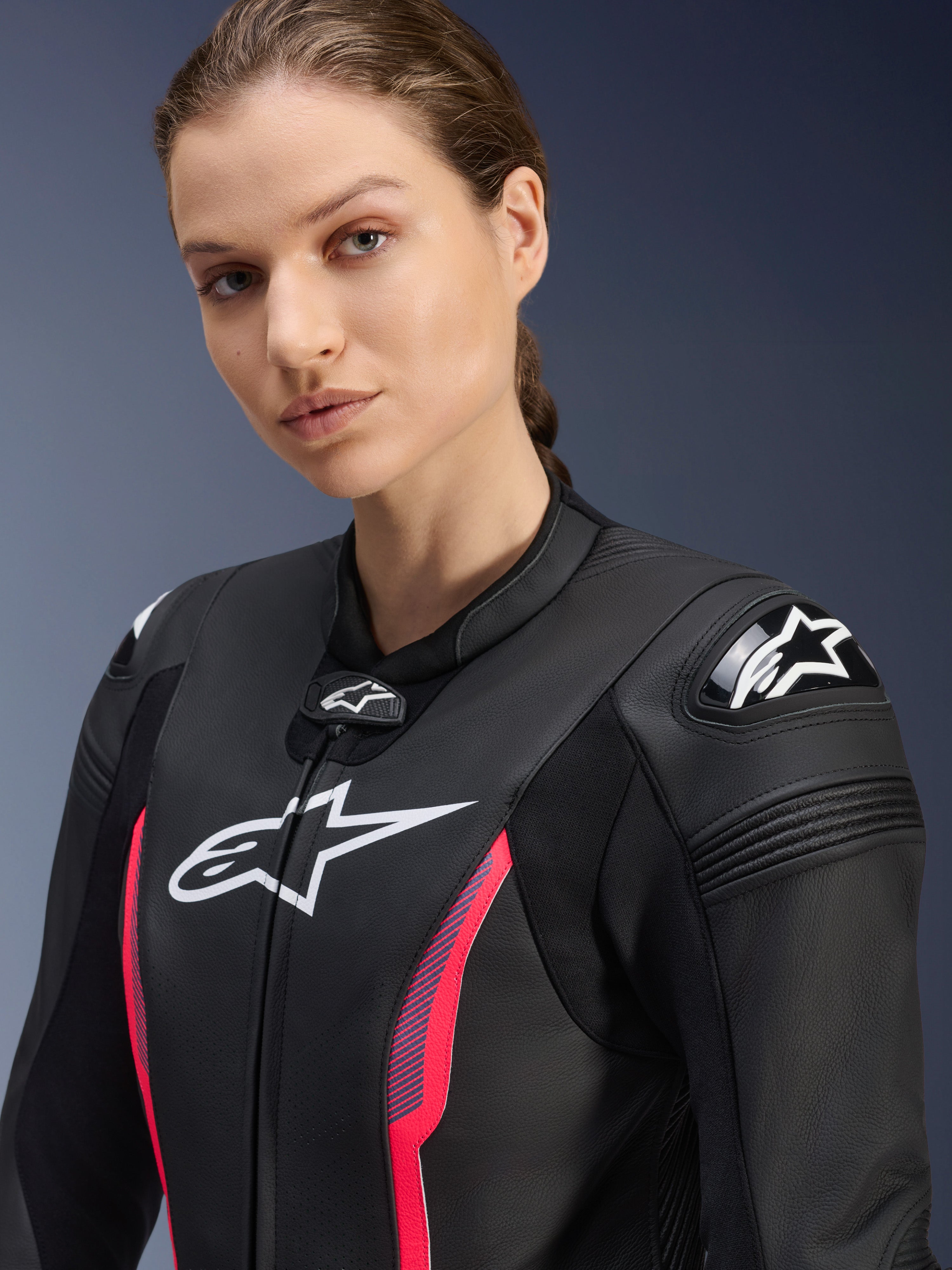 Stella Missile V2 1-Piece - Black Motorcycle Suit | Alpinestars®
