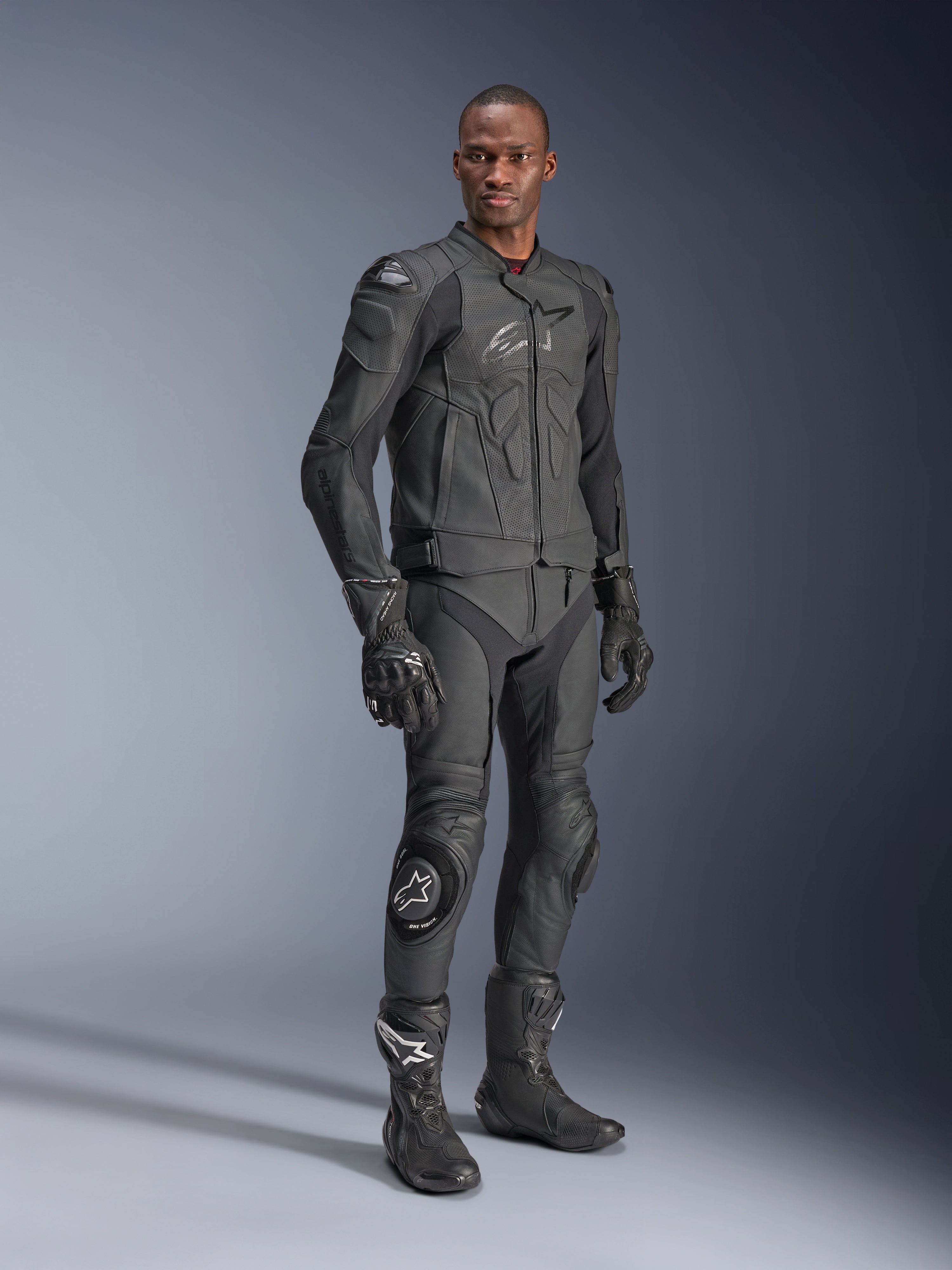 Dusk Airflow - Black Motorcycle Jacket | Alpinestars®