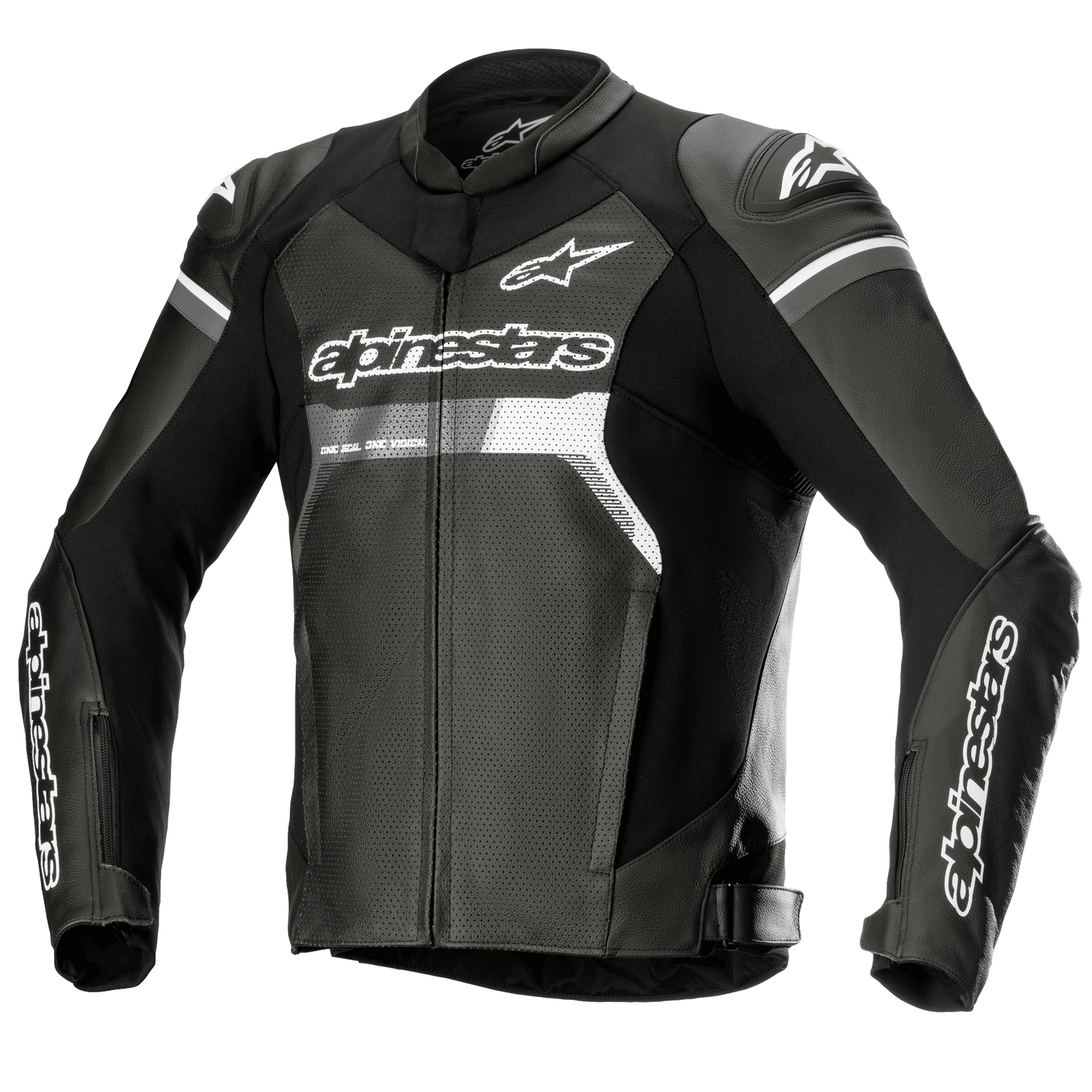 GP Force Airflow Leather - Black Motorcycle Jacket | Alpinestars® GP Force Airflow Leather - Black Motorcycle Jacket | Alpinestars®