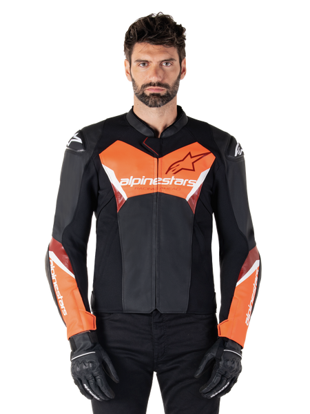 Faster V3 - Black Motorcycle Jacket | Alpinestars®