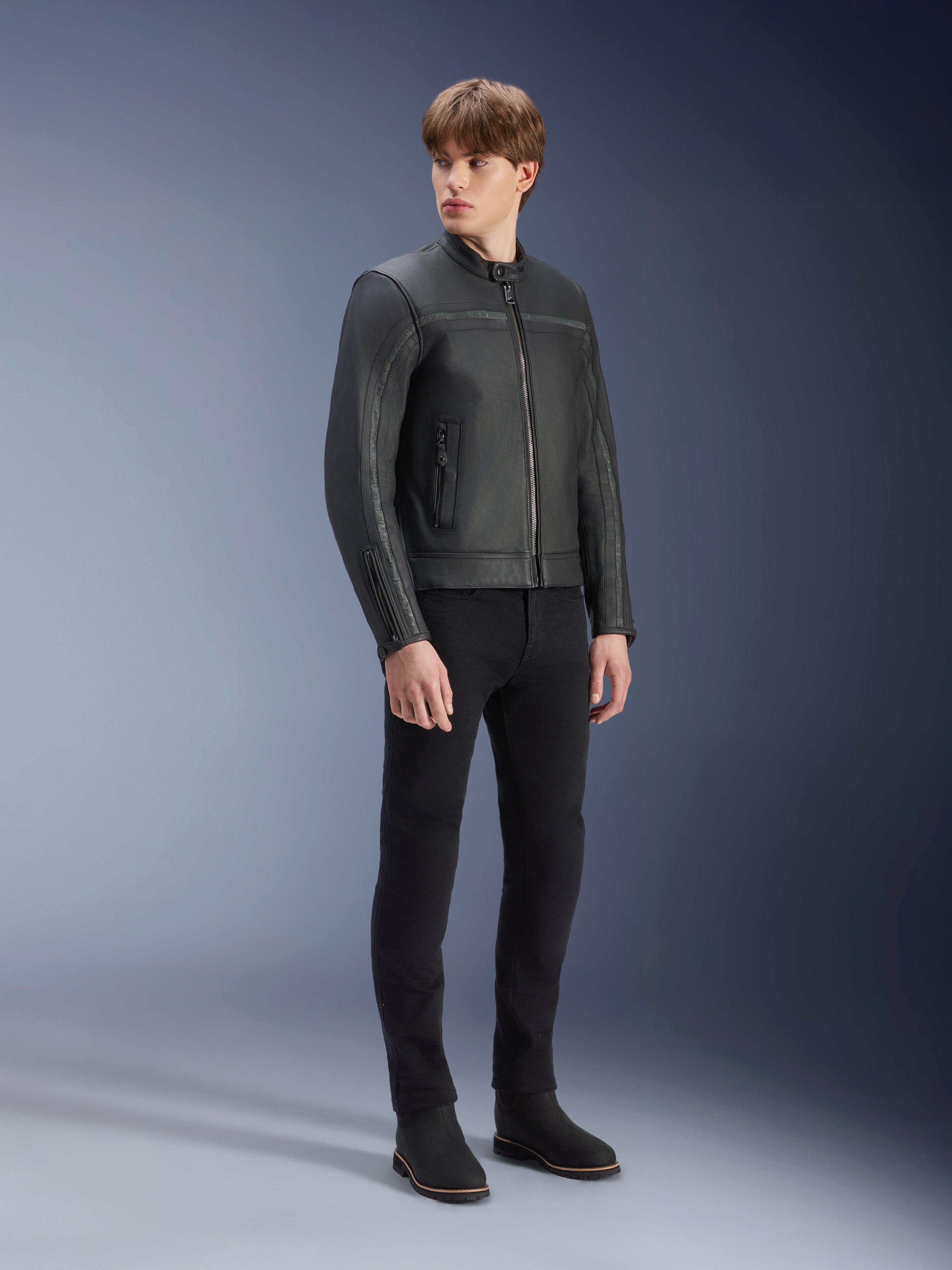 Dyno Leather - Black Motorcycle Jacket | Alpinestars®