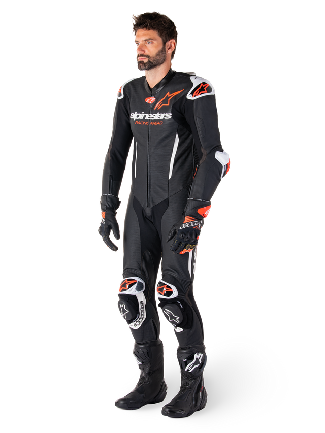 GP-R7 One Piece - Black Motorcycle Suit | Alpinestars®