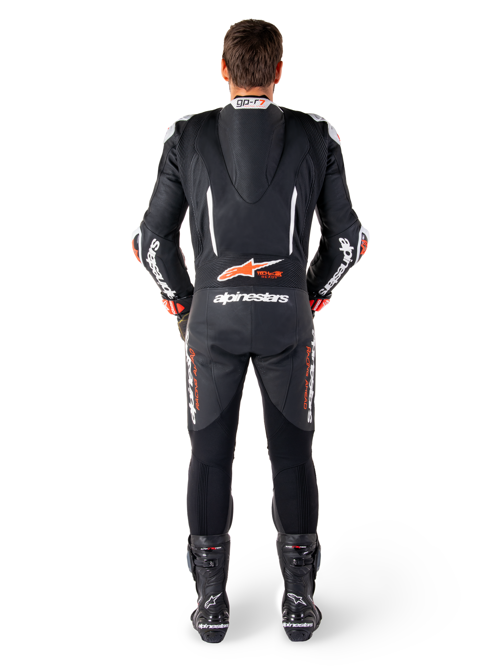 GP-R7 One Piece Leather Suit BLACK RACING/SPORT Suits