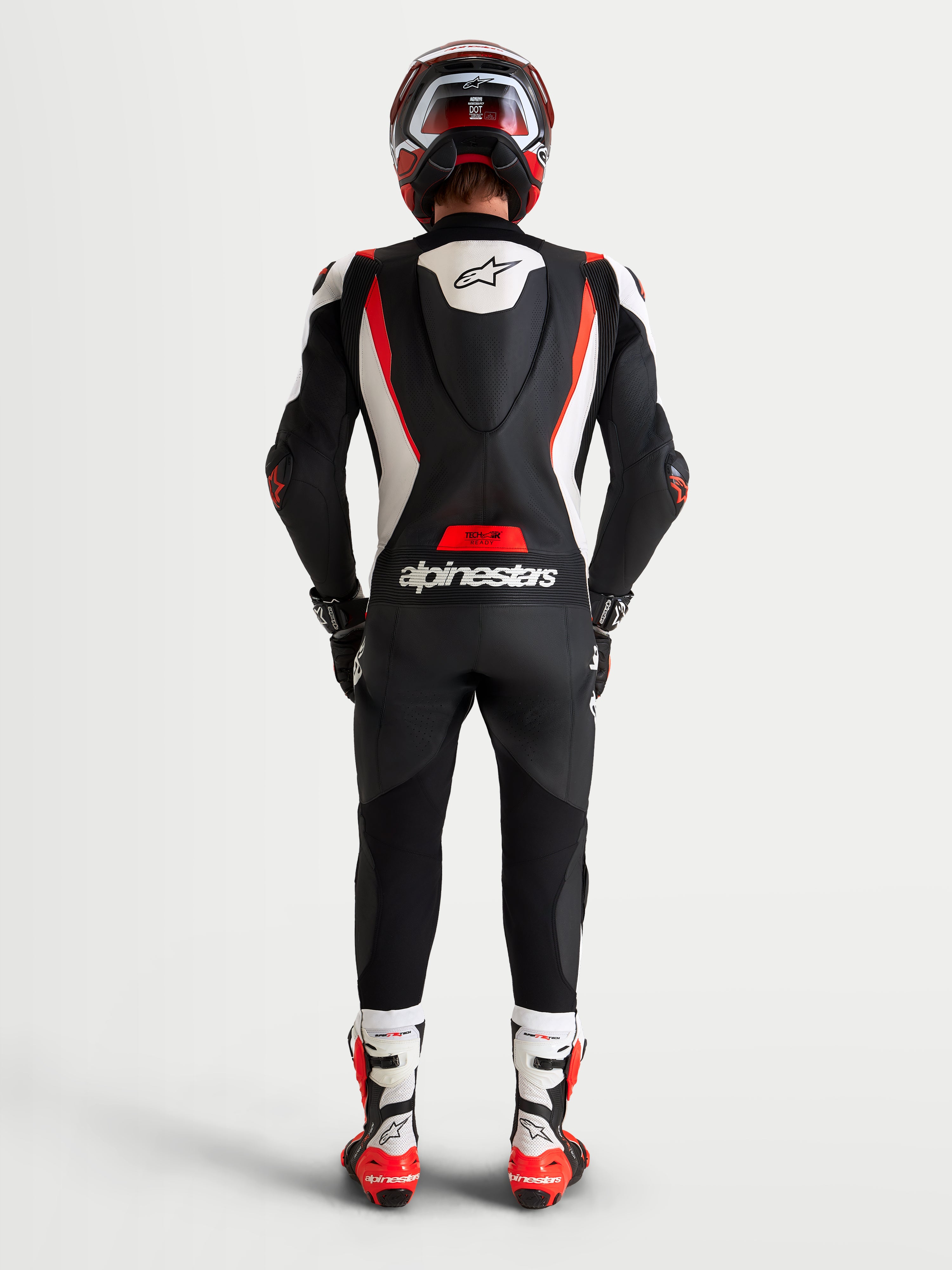 Missile V3 Leather - Black Motorcycle Suit | Alpinestars®