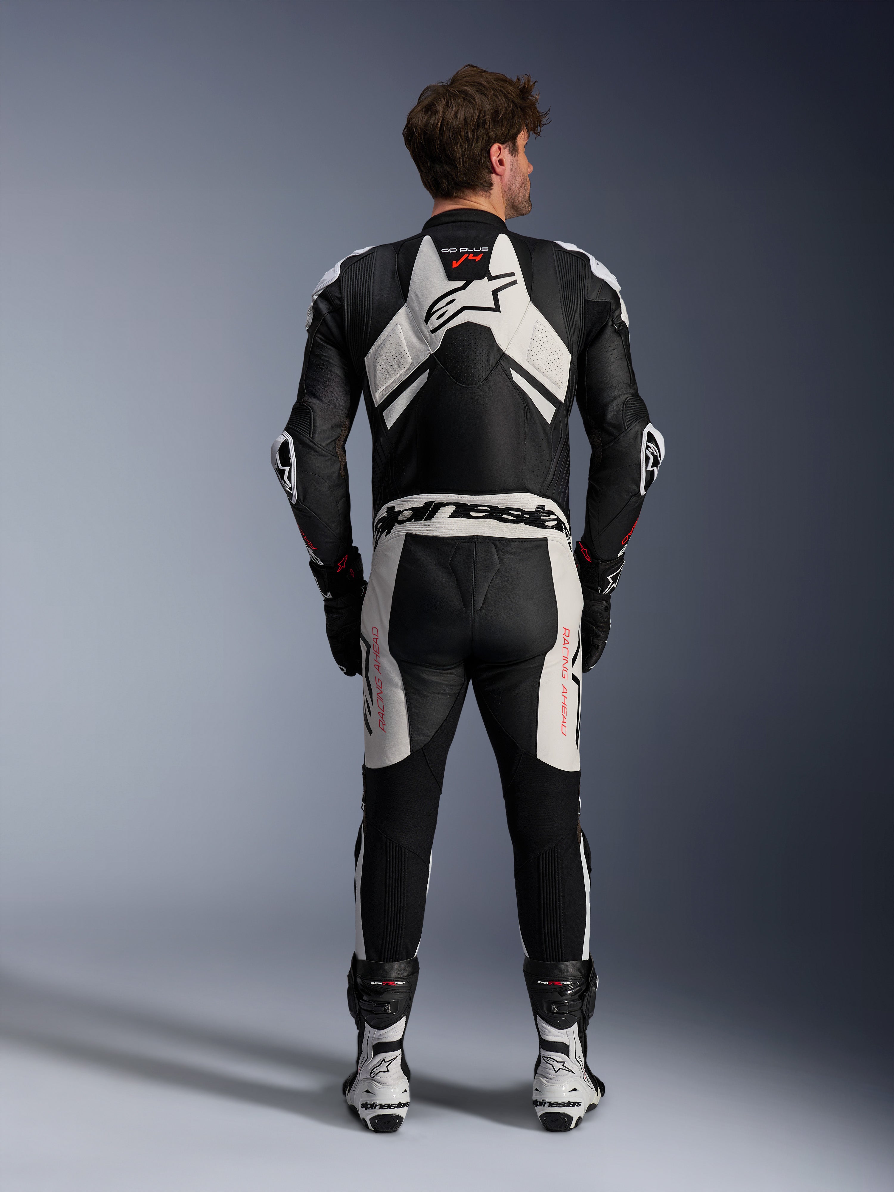 GP Plus V4 Sprint - Black Motorcycle Suit